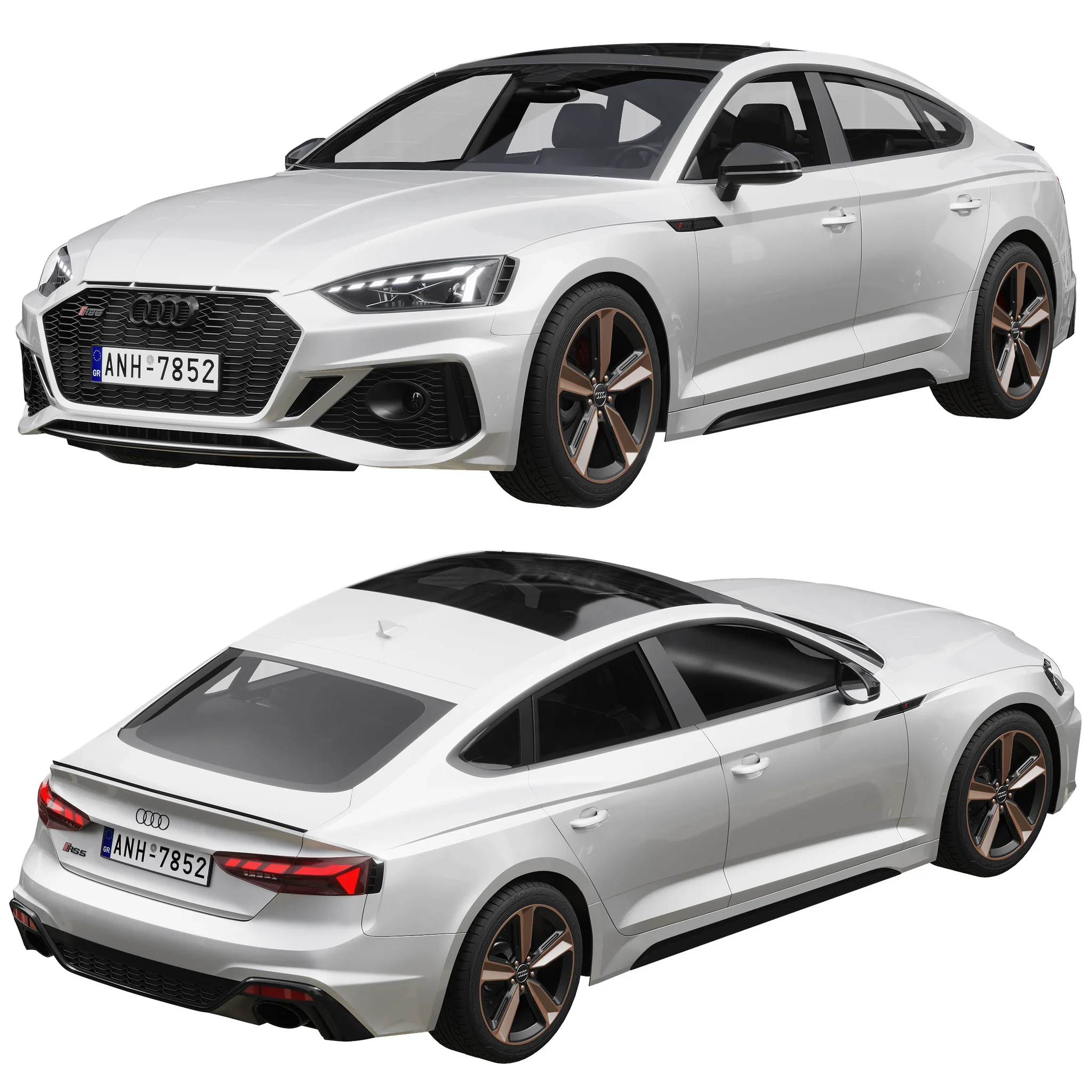 Audi RS5 Sportback, 3D model preview 7