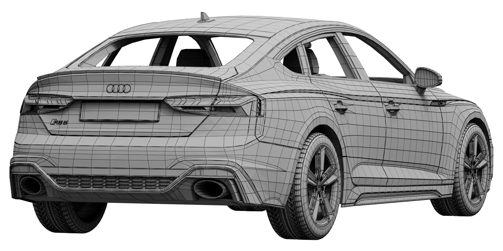Audi RS5 Sportback, 3D model preview 8