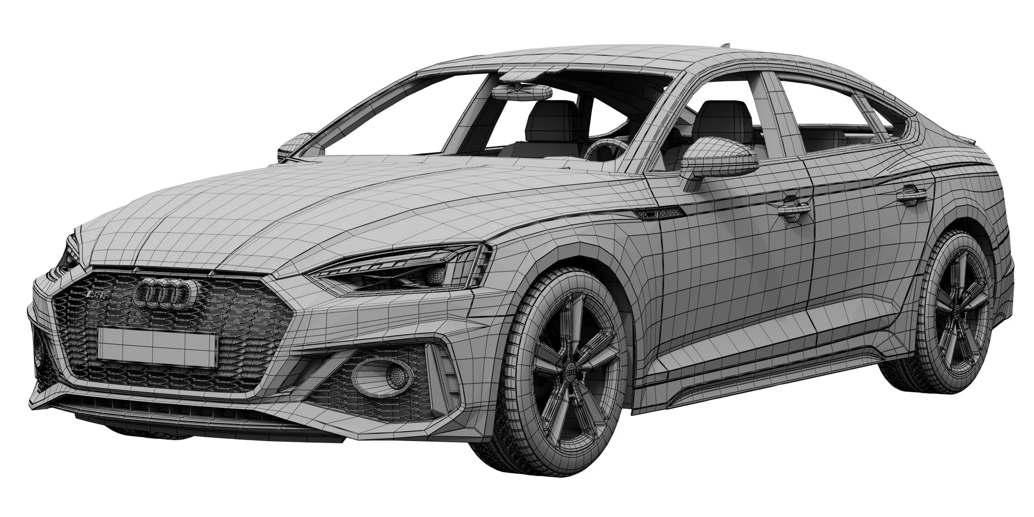 Audi RS5 Sportback, 3D model preview 12