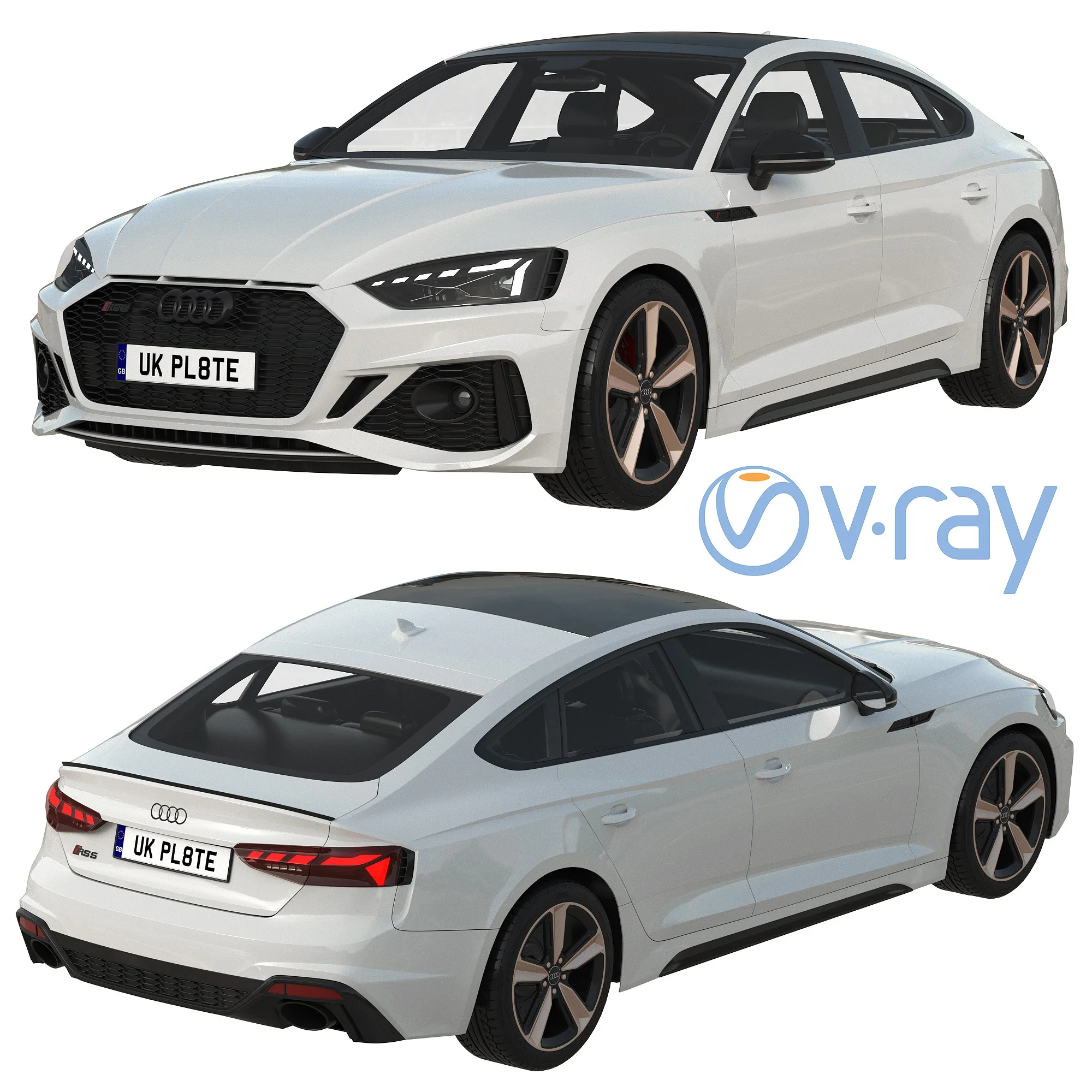 Audi RS5 Sportback, 3D model preview 14