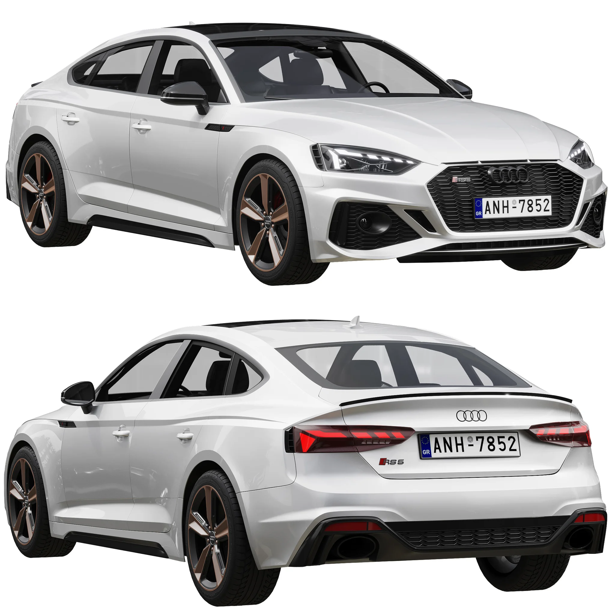 Audi RS5 Sportback, 3D model preview 16