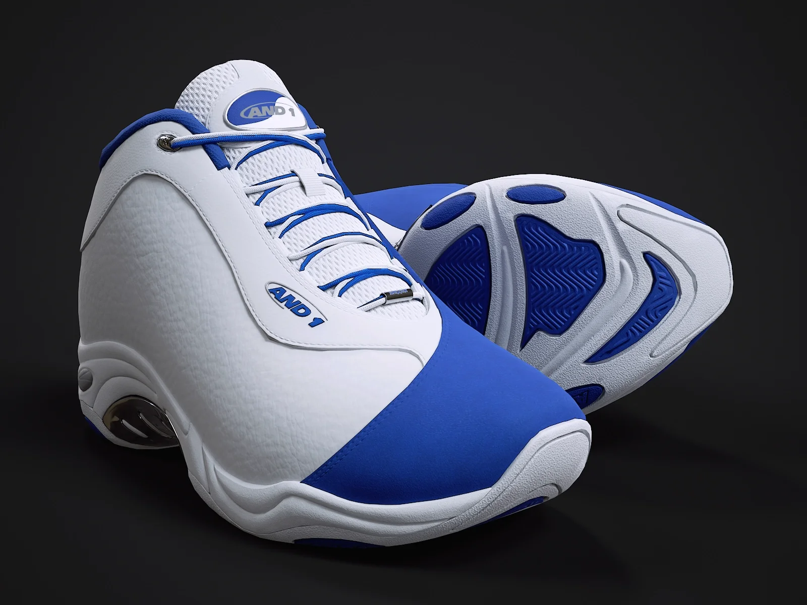 AND1 Tai-Chi sneaker 3, 3D model preview 1