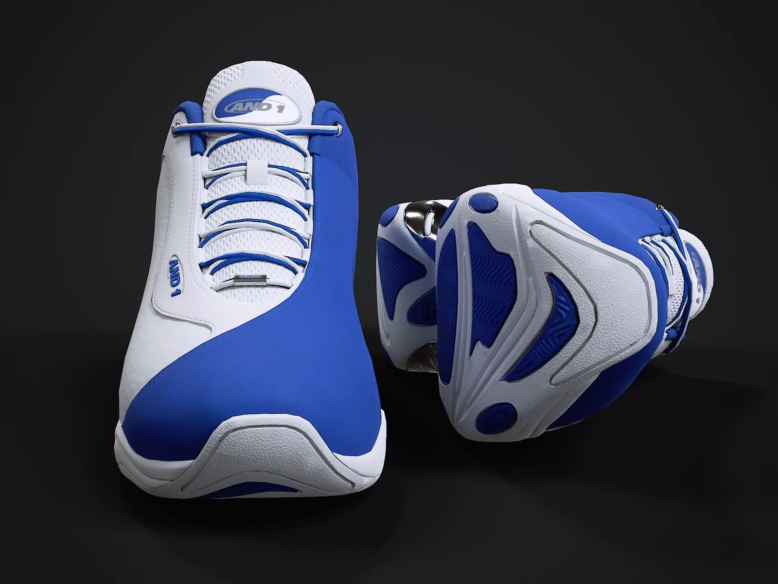 AND1 Tai-Chi sneaker 3, 3D model preview 2