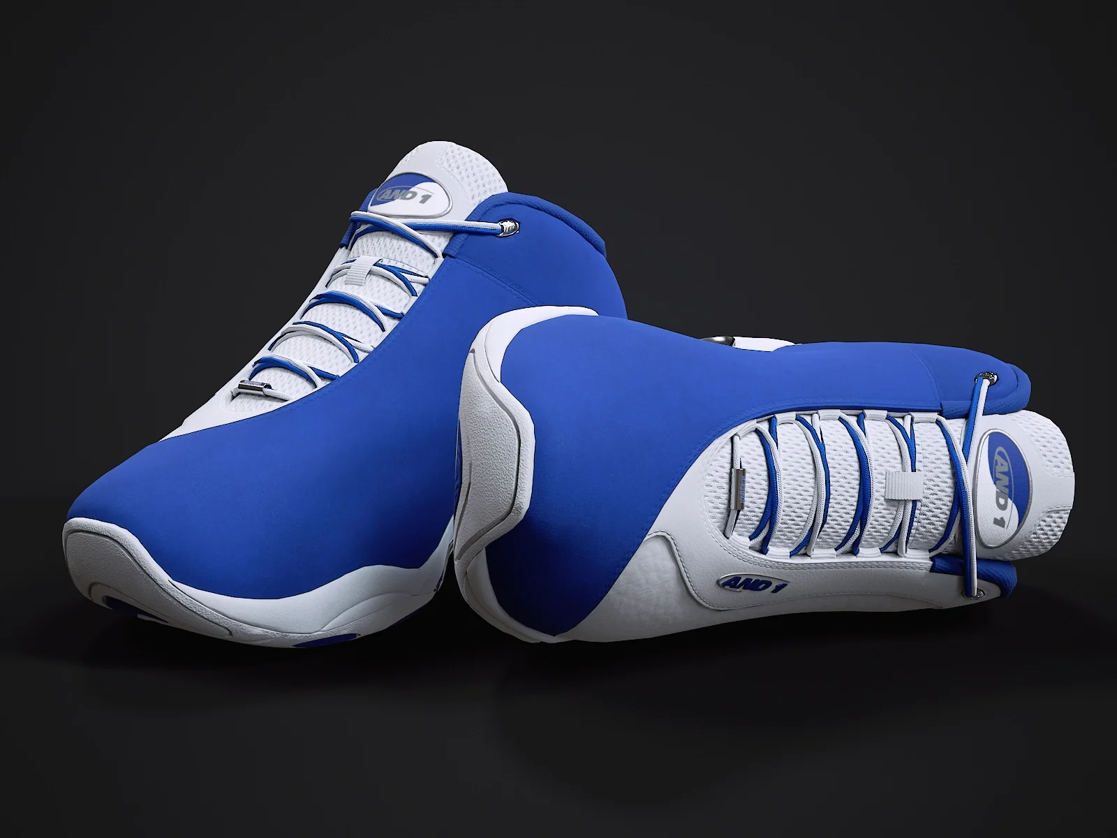 AND1 Tai-Chi sneaker 3, 3D model preview 3
