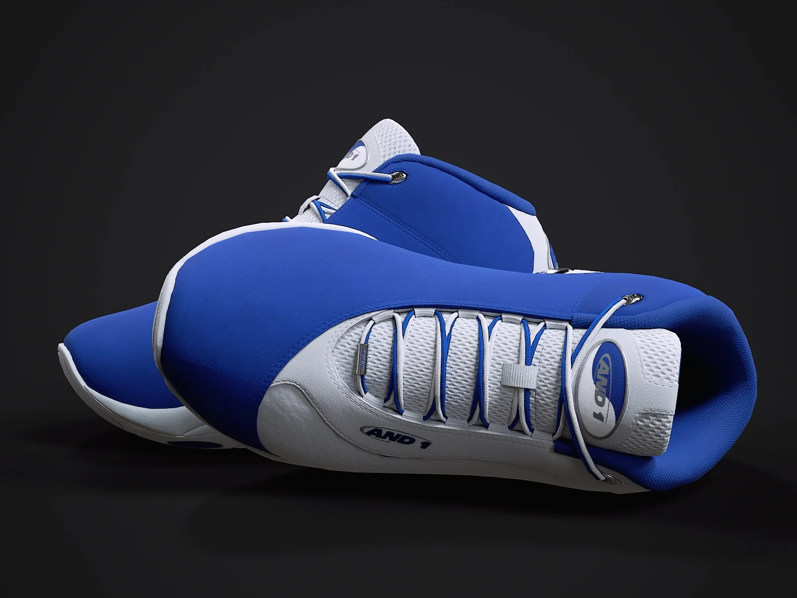 AND1 Tai-Chi sneaker 3, 3D model preview 4