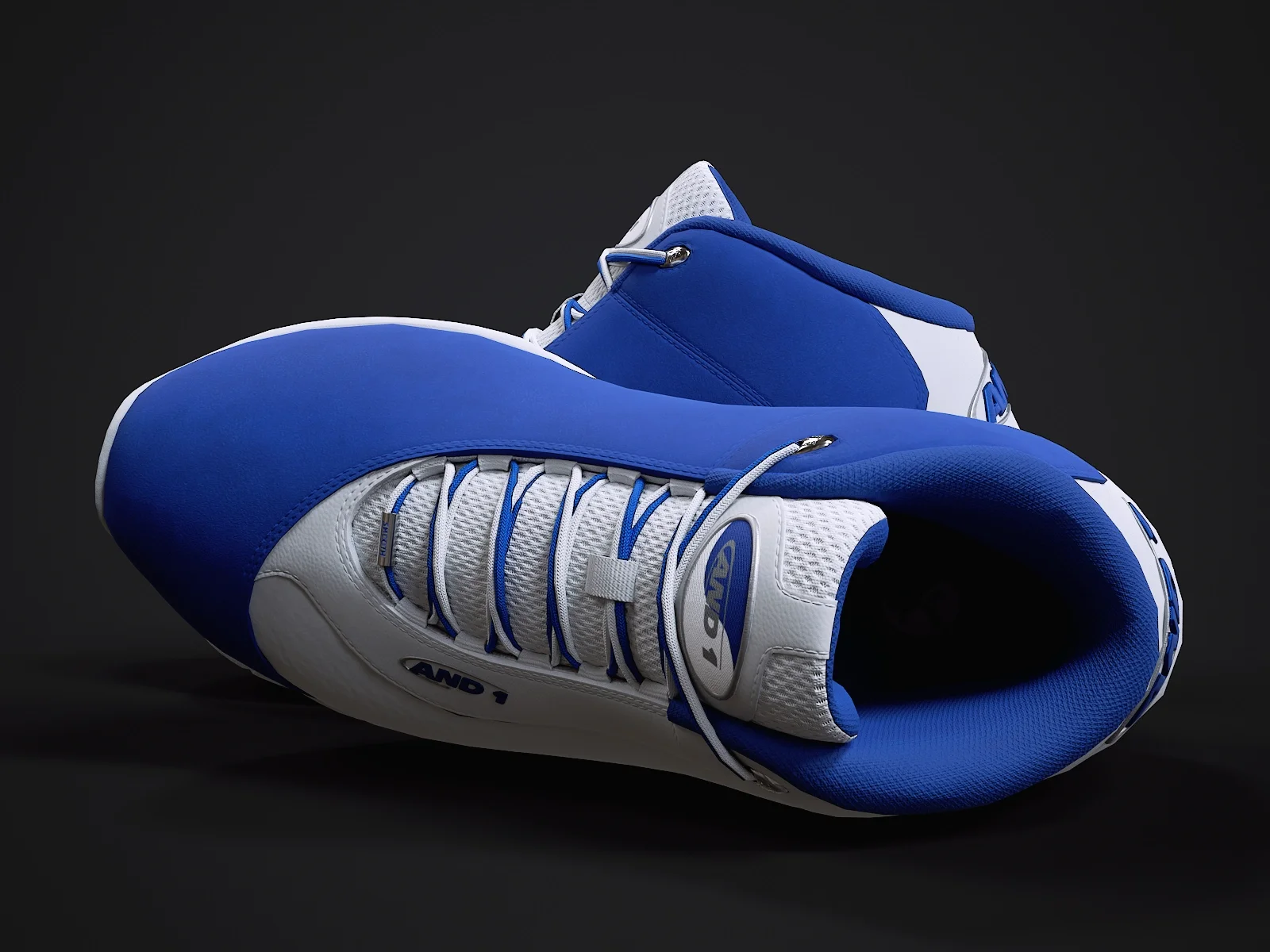 AND1 Tai-Chi sneaker 3, 3D model preview 5