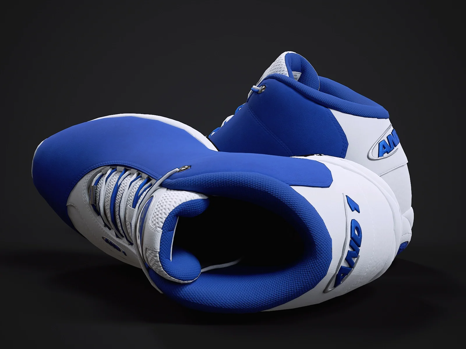 AND1 Tai-Chi sneaker 3, 3D model preview 6