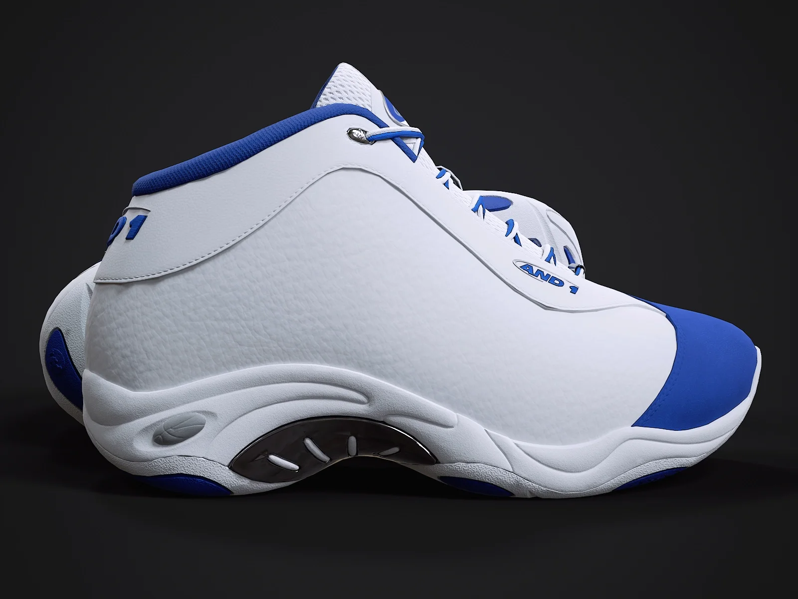 AND1 Tai-Chi sneaker 3, 3D model preview 9