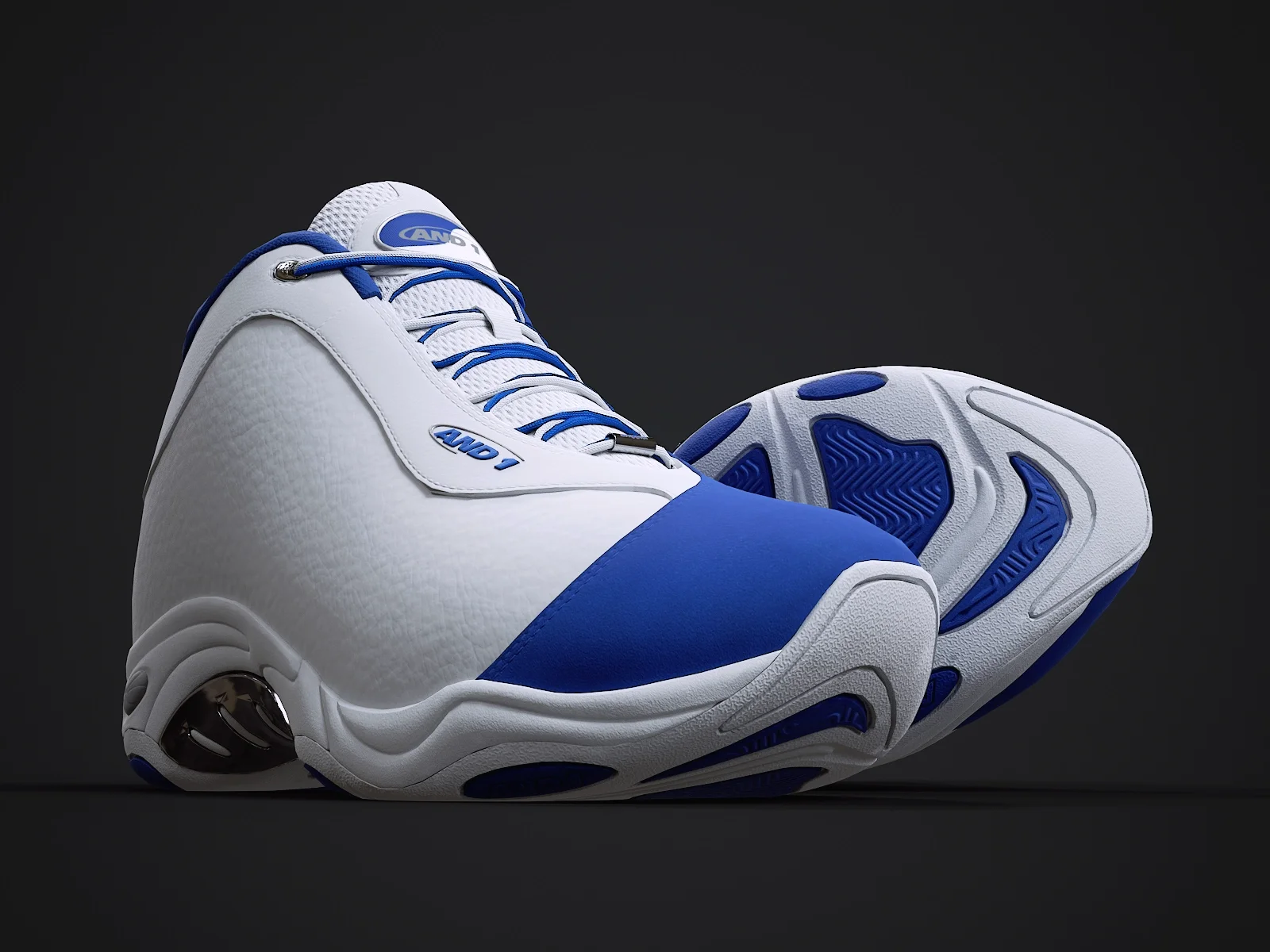 AND1 Tai-Chi sneaker 3, 3D model preview 10