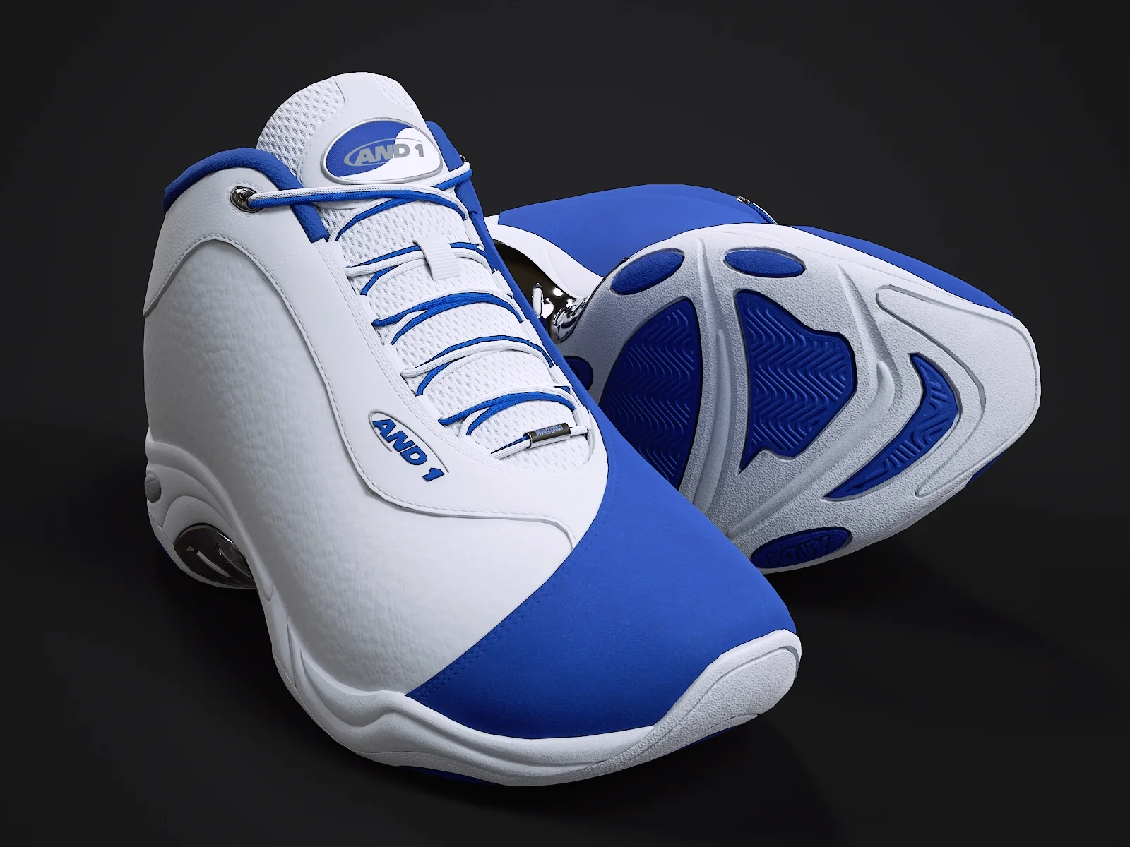 AND1 Tai-Chi sneaker 3, 3D model preview 11