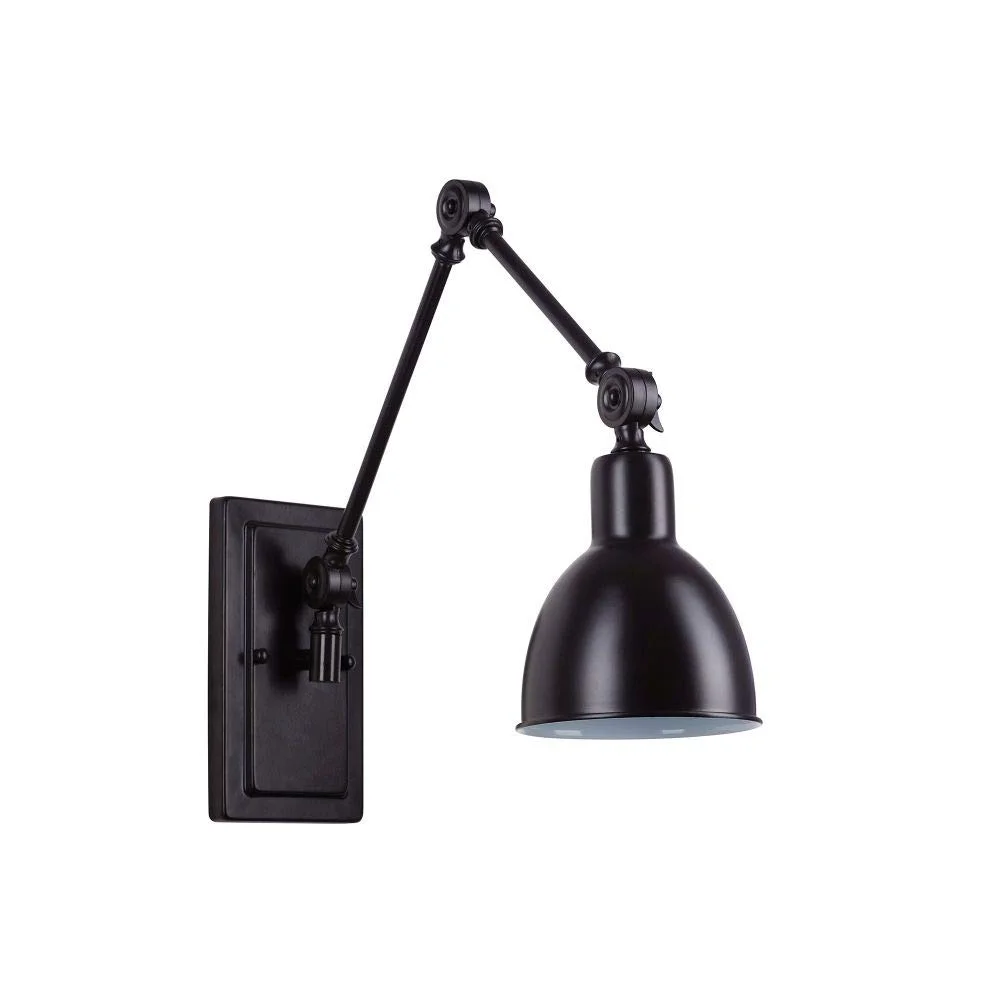 Industrial Dark Bronze Adjustable Wall Sconce Lamp