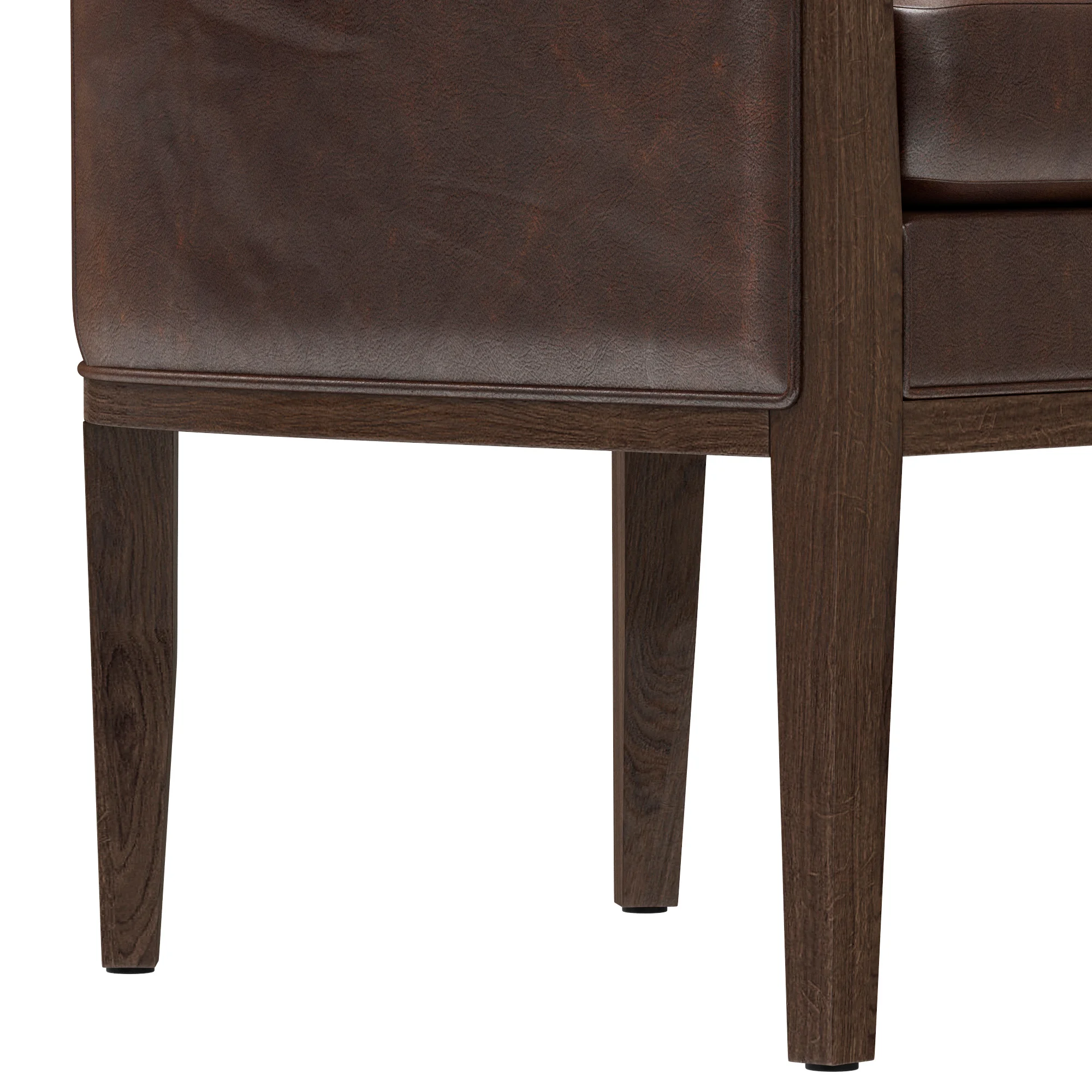 Restoration Hardware Dixon Leather Armchair — 3D model preview 5