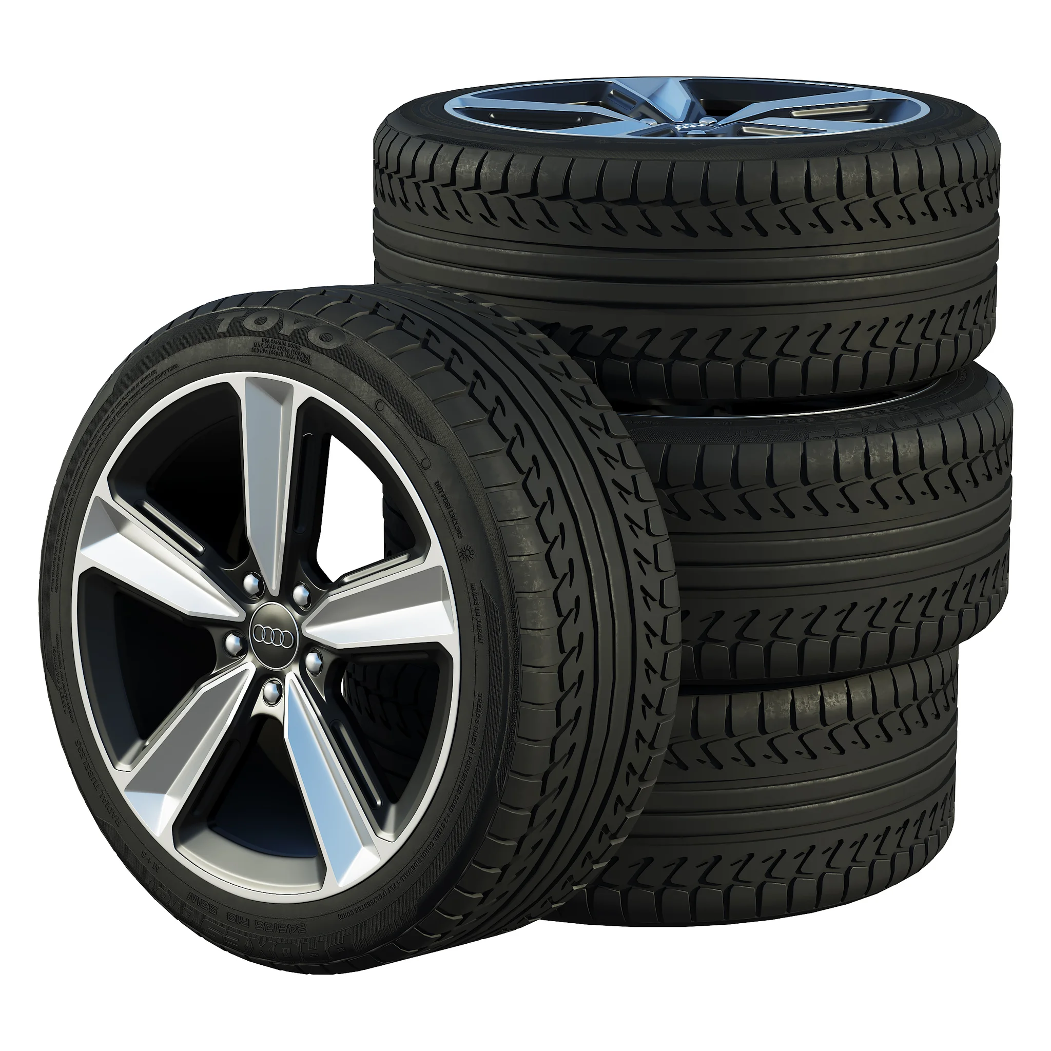 Audi Tires 6 — 3D model preview 2