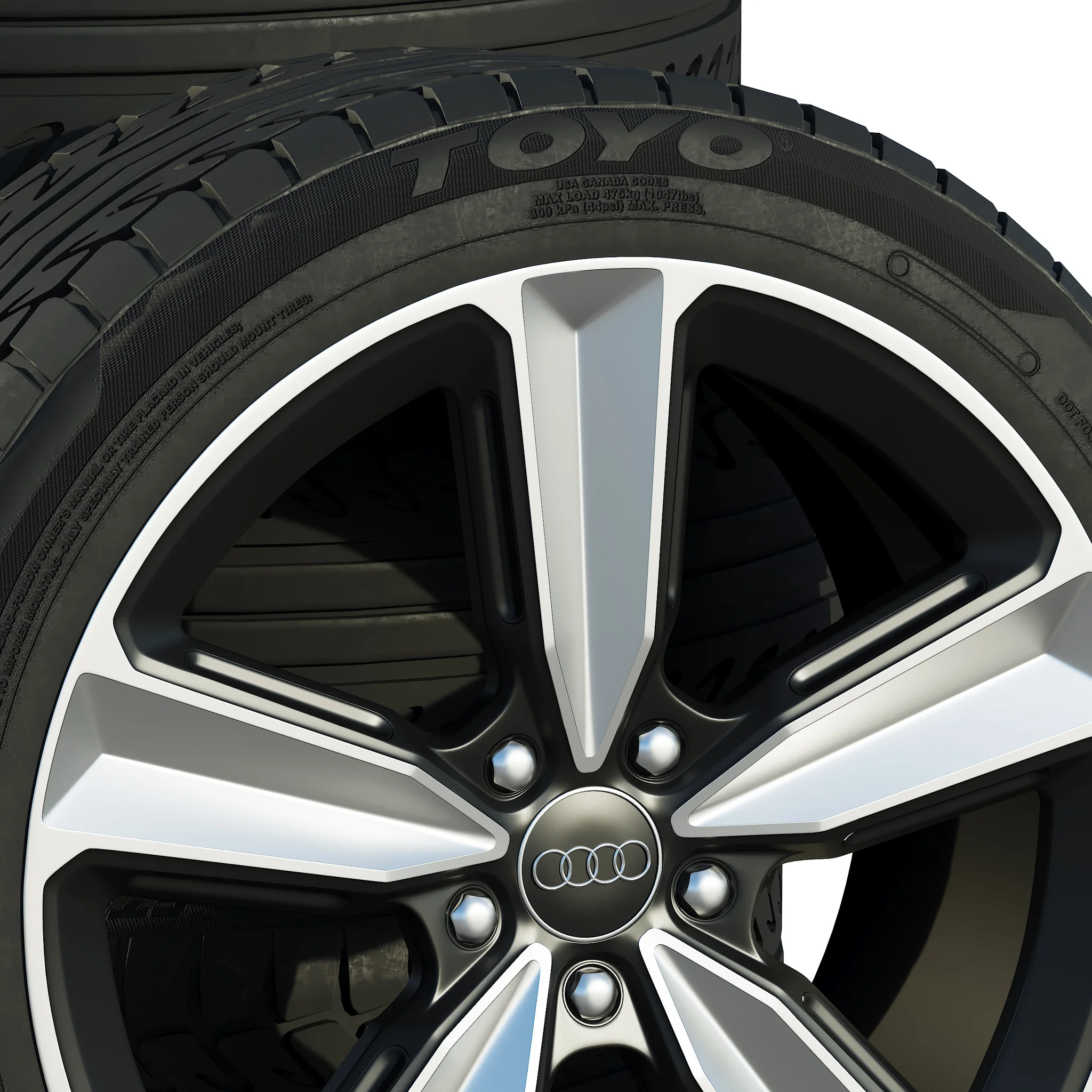 Audi Tires 6 — 3D model preview 4