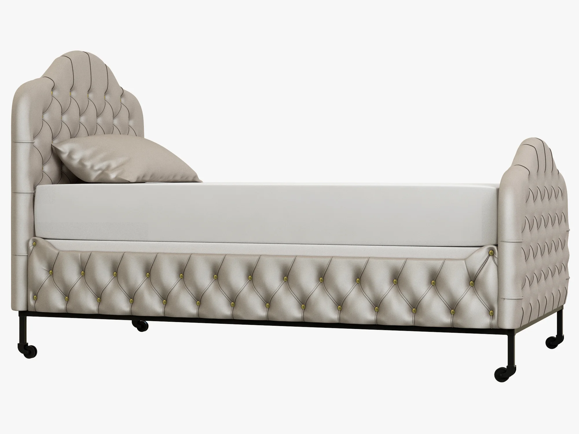 Restoration Hardware Francesca Upholstered Bed — 3D model preview 3