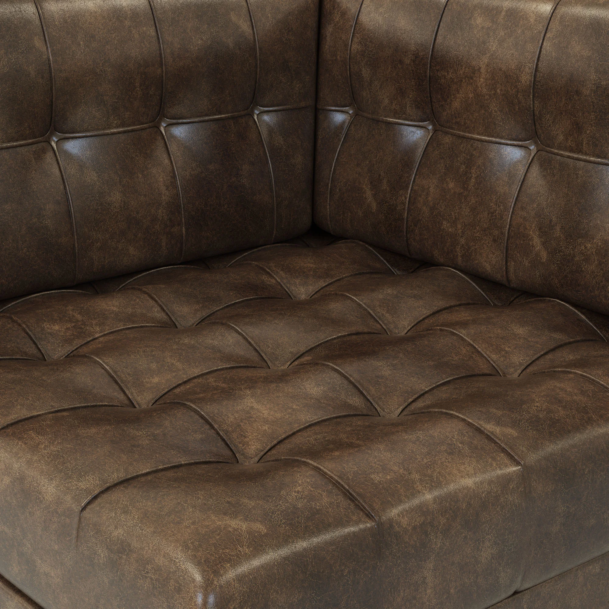 Bernhardt Dunhill Corner Chair — 3D model preview 9