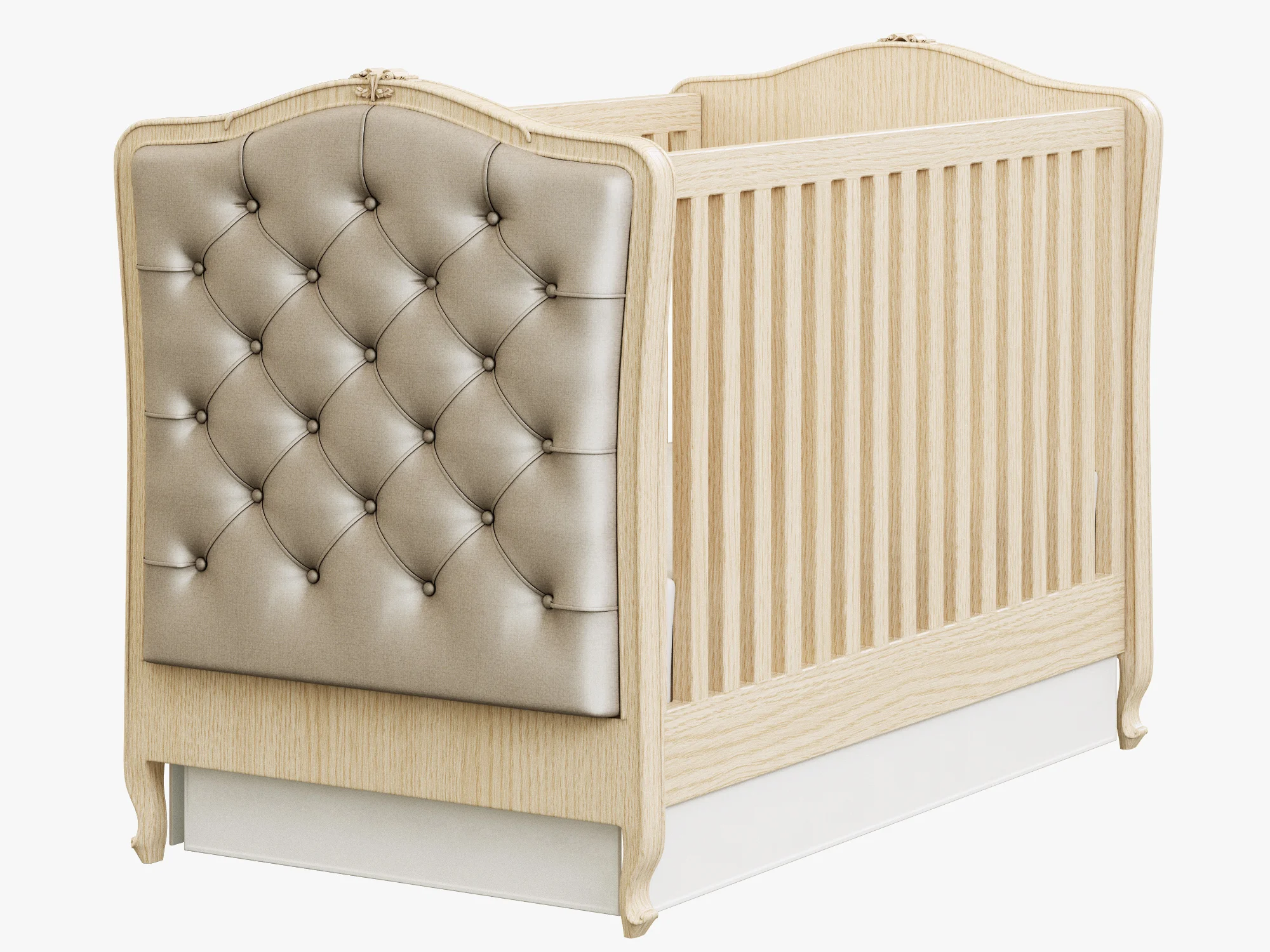 Restoration Hardware Colette Tufted Crib, 3D model preview 1