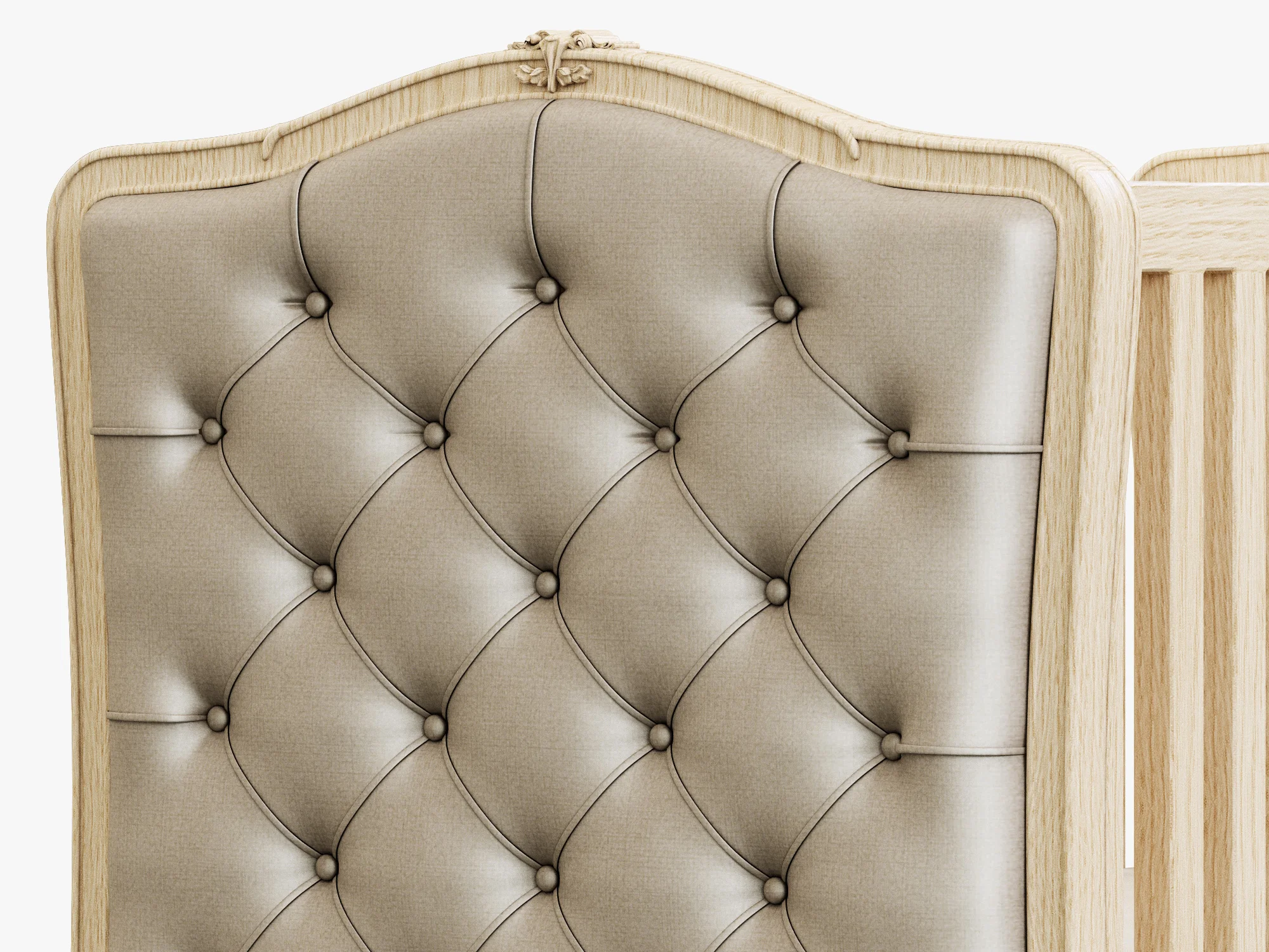 Restoration Hardware Colette Tufted Crib, 3D model preview 2