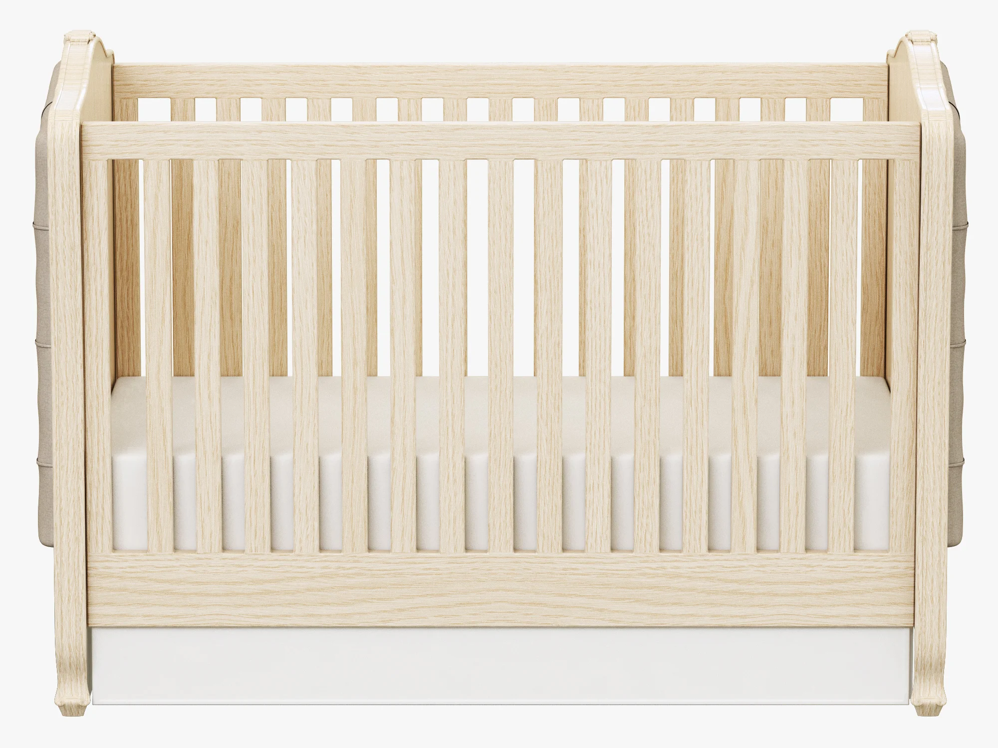 Restoration Hardware Colette Tufted Crib, 3D model preview 4