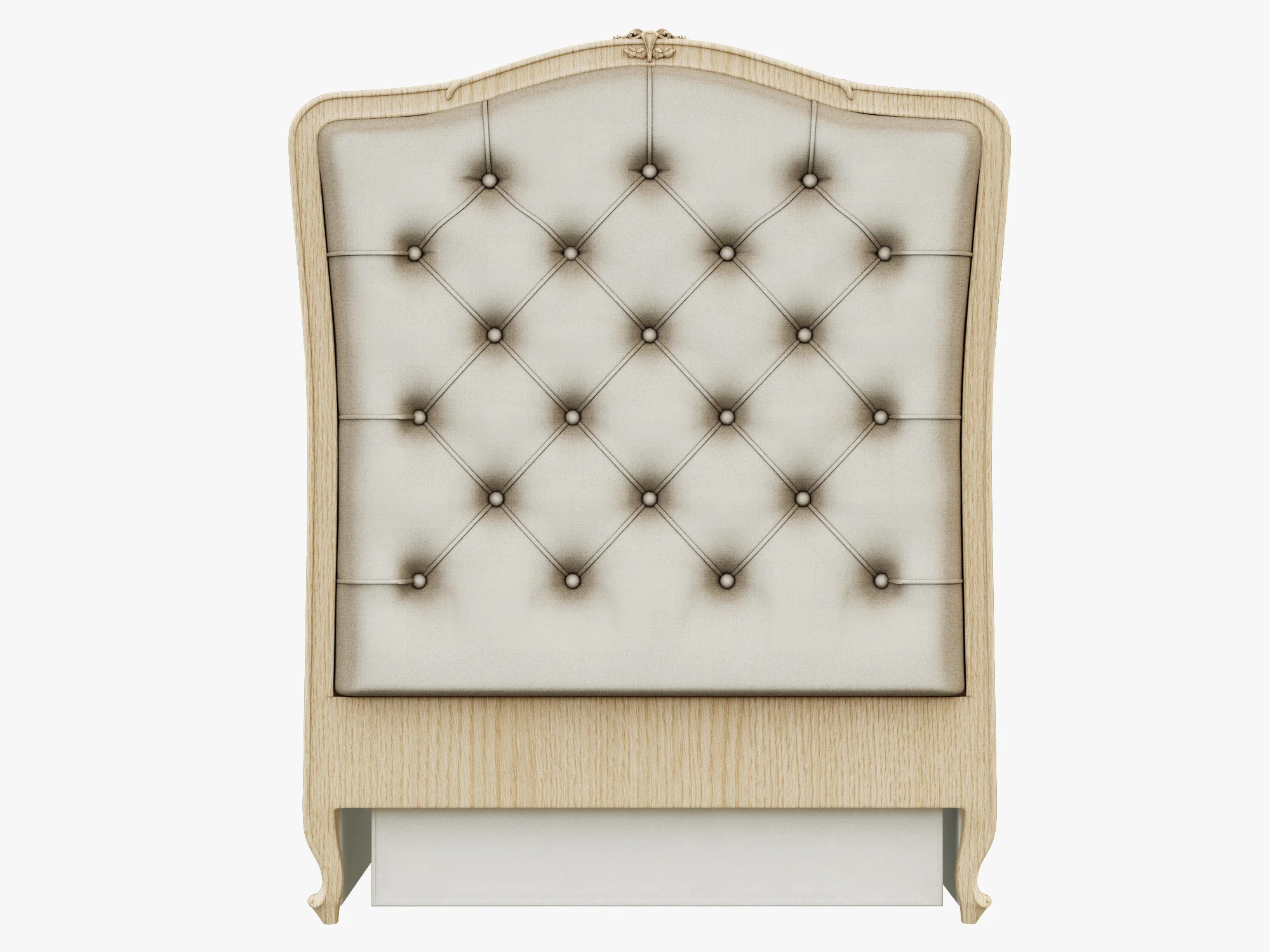 Restoration Hardware Colette Tufted Crib, 3D model preview 5