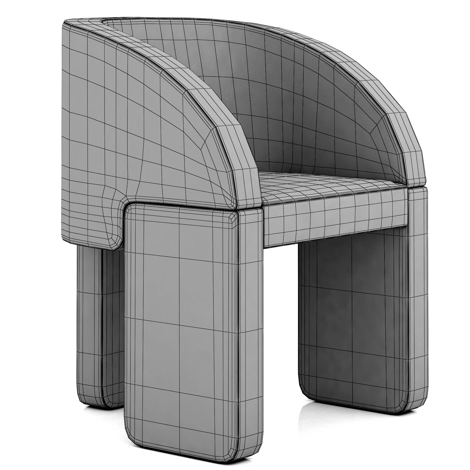 Baxter Lazybones — 3D model preview 7