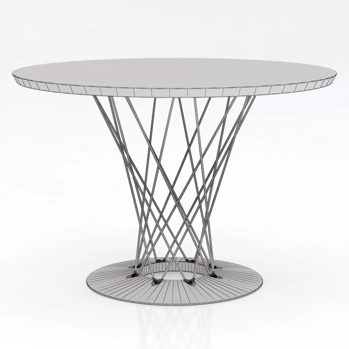 Cosmo Noguchi Circular Table — 3D model preview 4