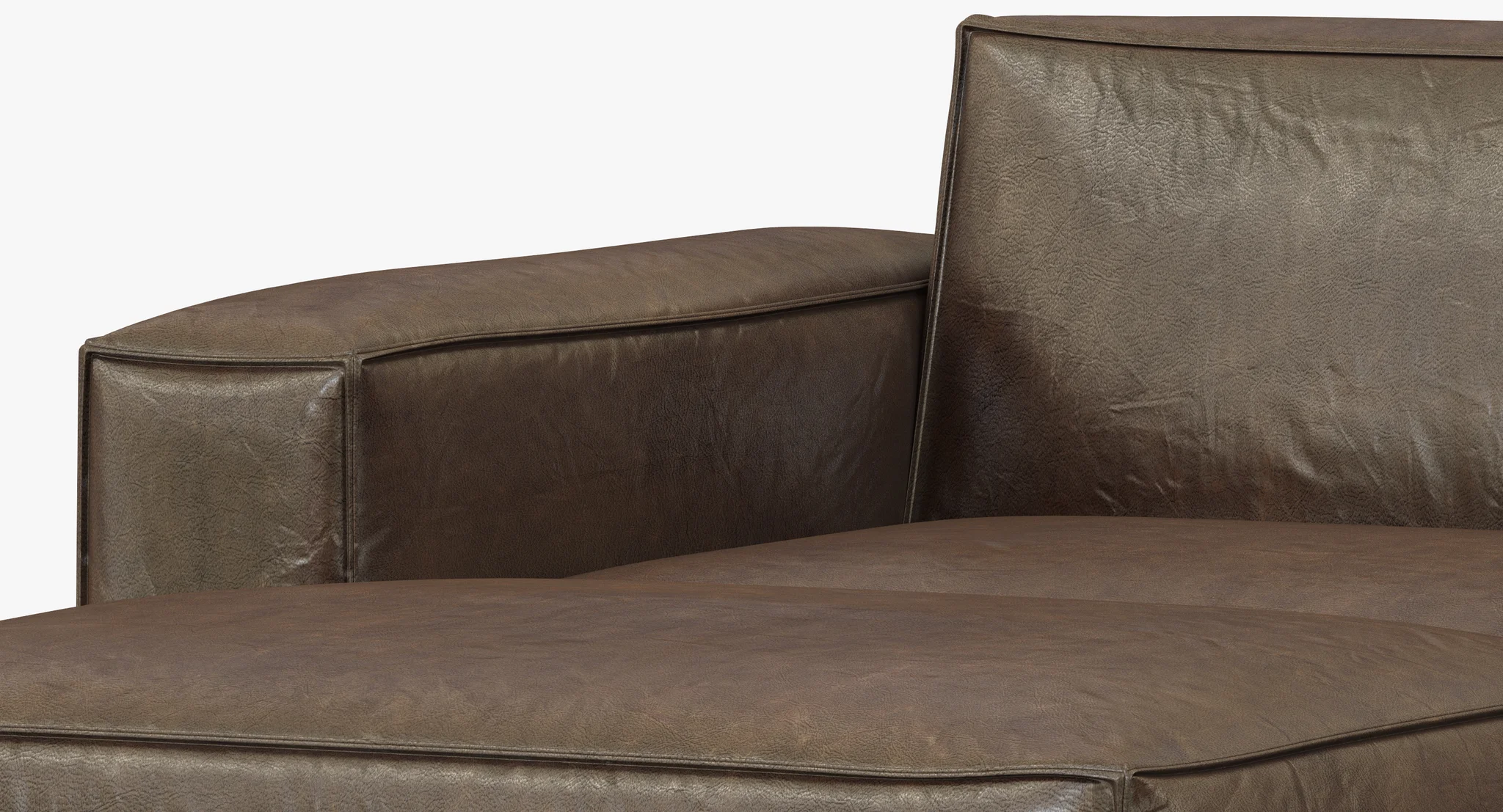 RH Modern Como Modular Customizable Sectional — 3D model preview 7