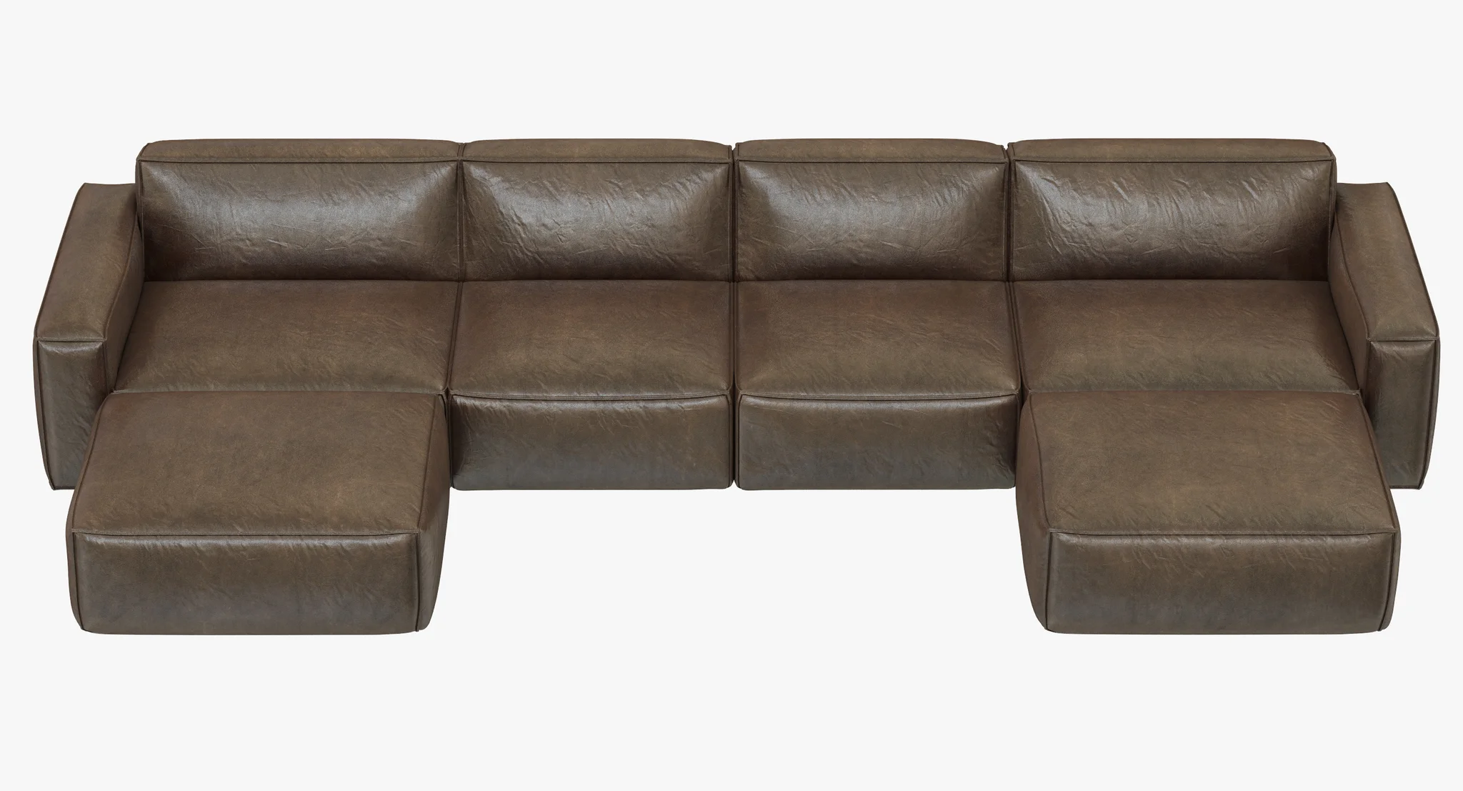 RH Modern Como Modular Customizable Sectional — 3D model preview 12