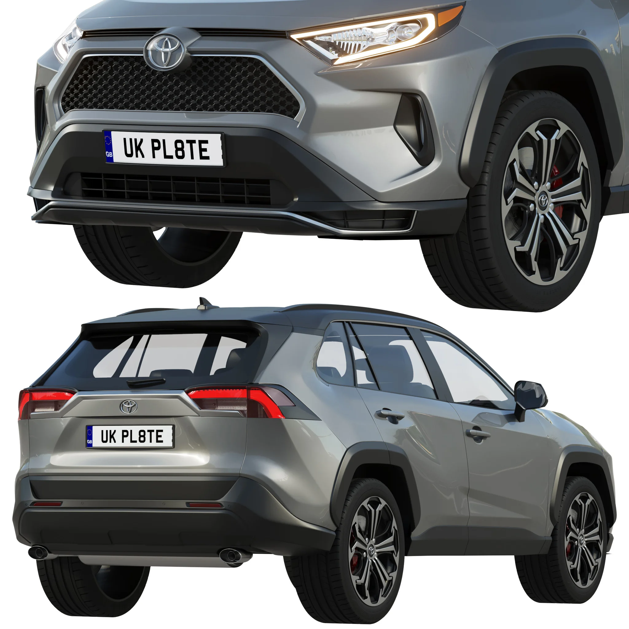Toyota RAV4 Prime, 3D model preview 3