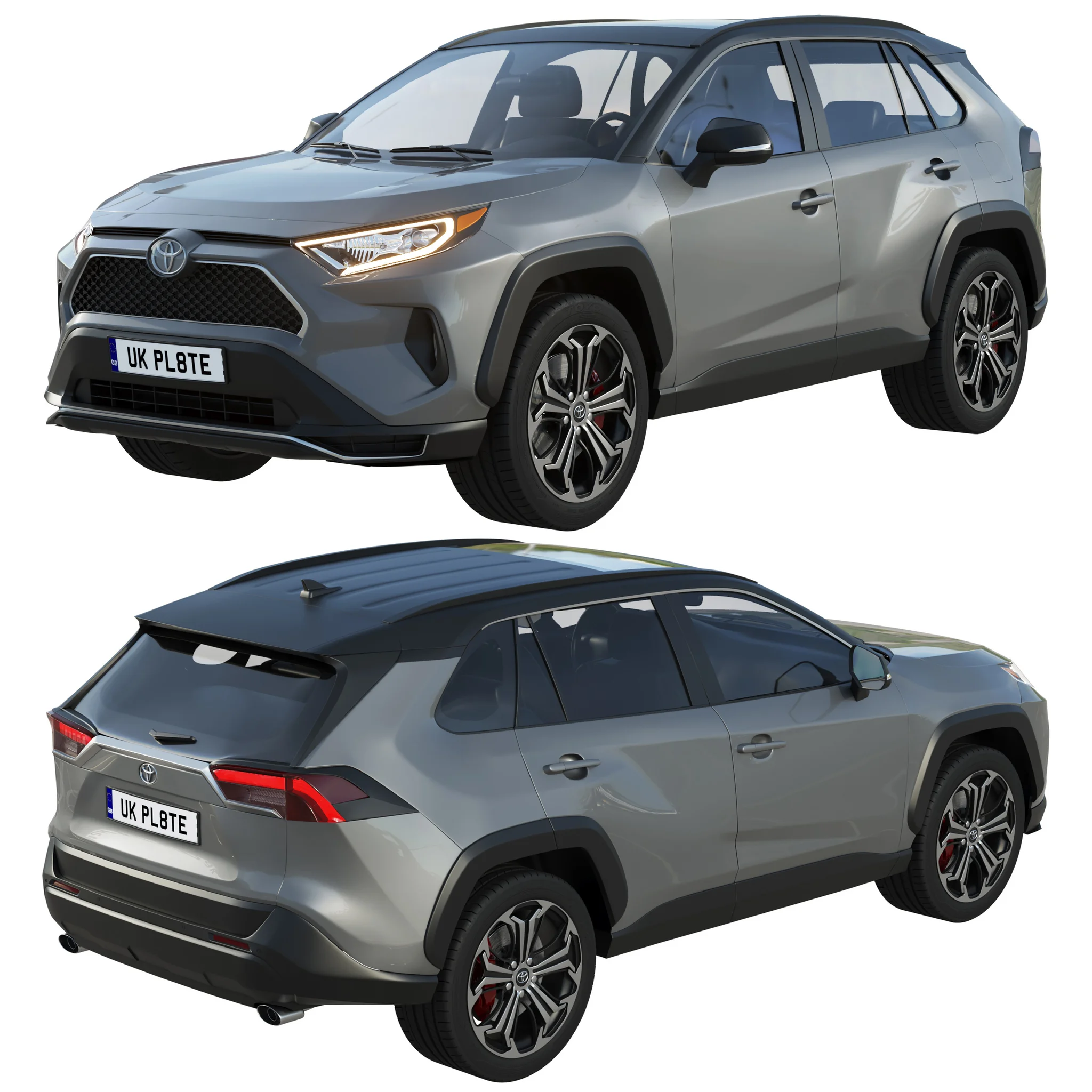 Toyota RAV4 Prime, 3D model preview 7