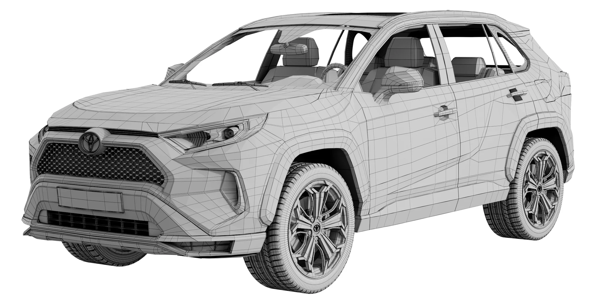 Toyota RAV4 Prime, 3D model preview 12