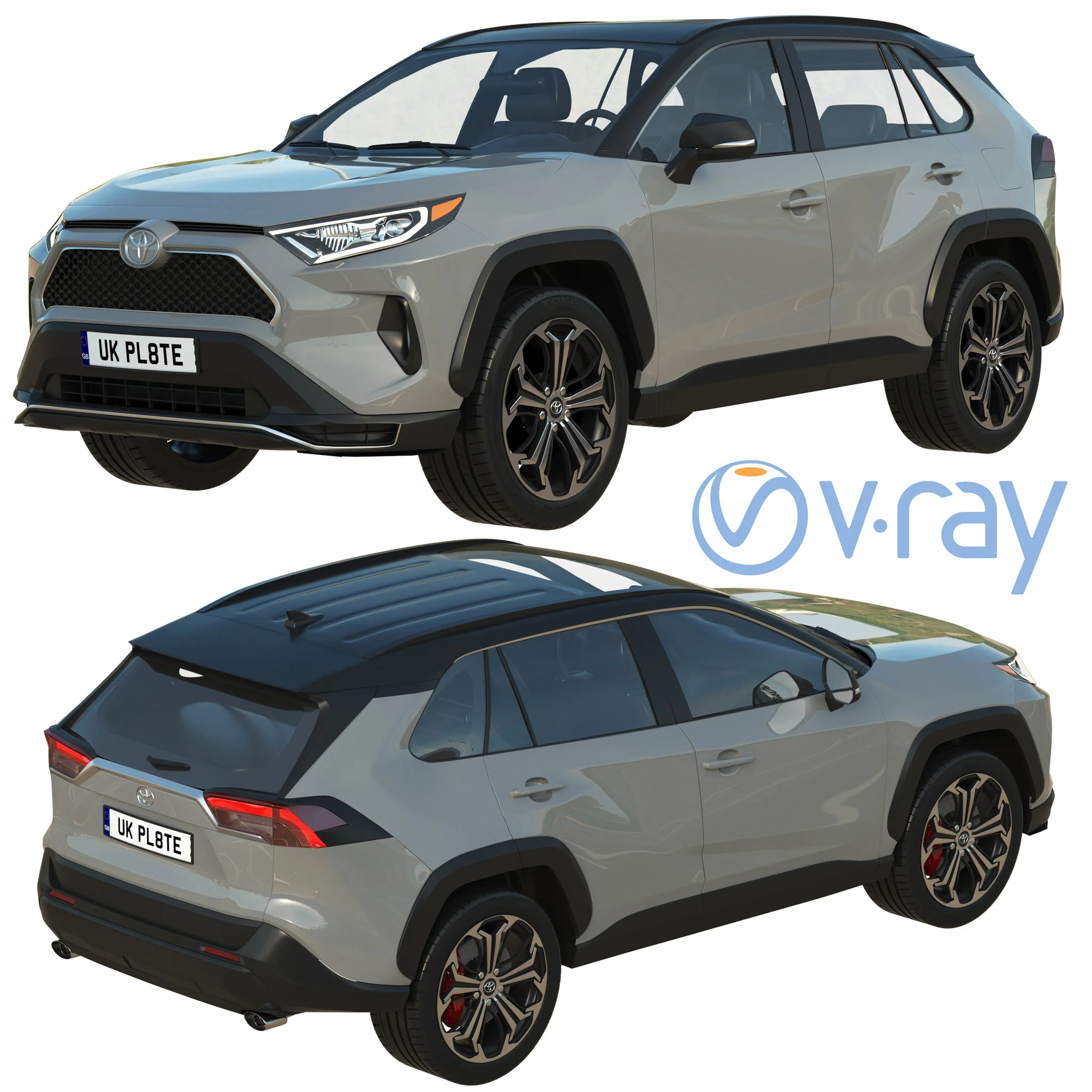 Toyota RAV4 Prime, 3D model preview 14