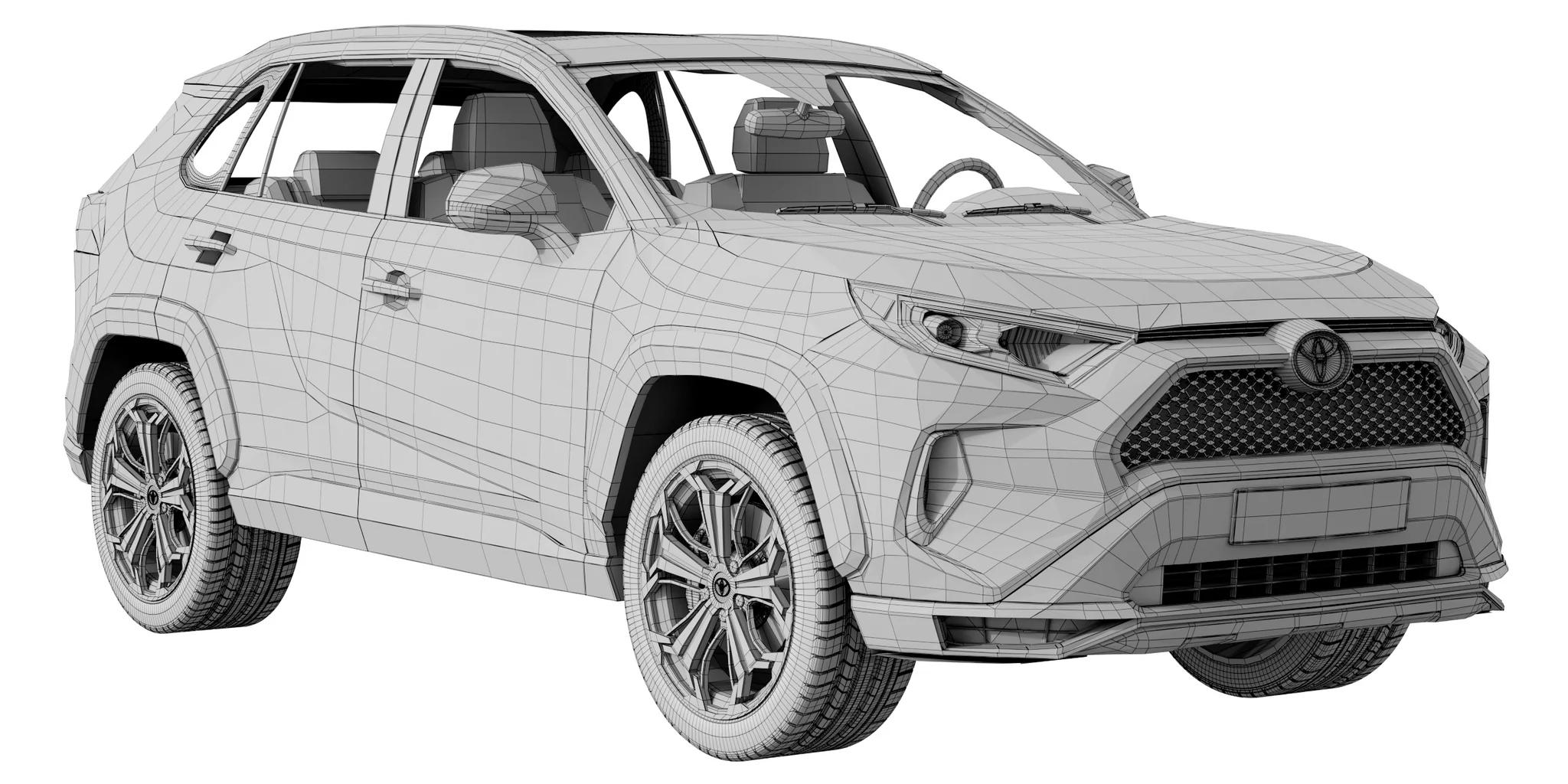 Toyota RAV4 Prime, 3D model preview 17