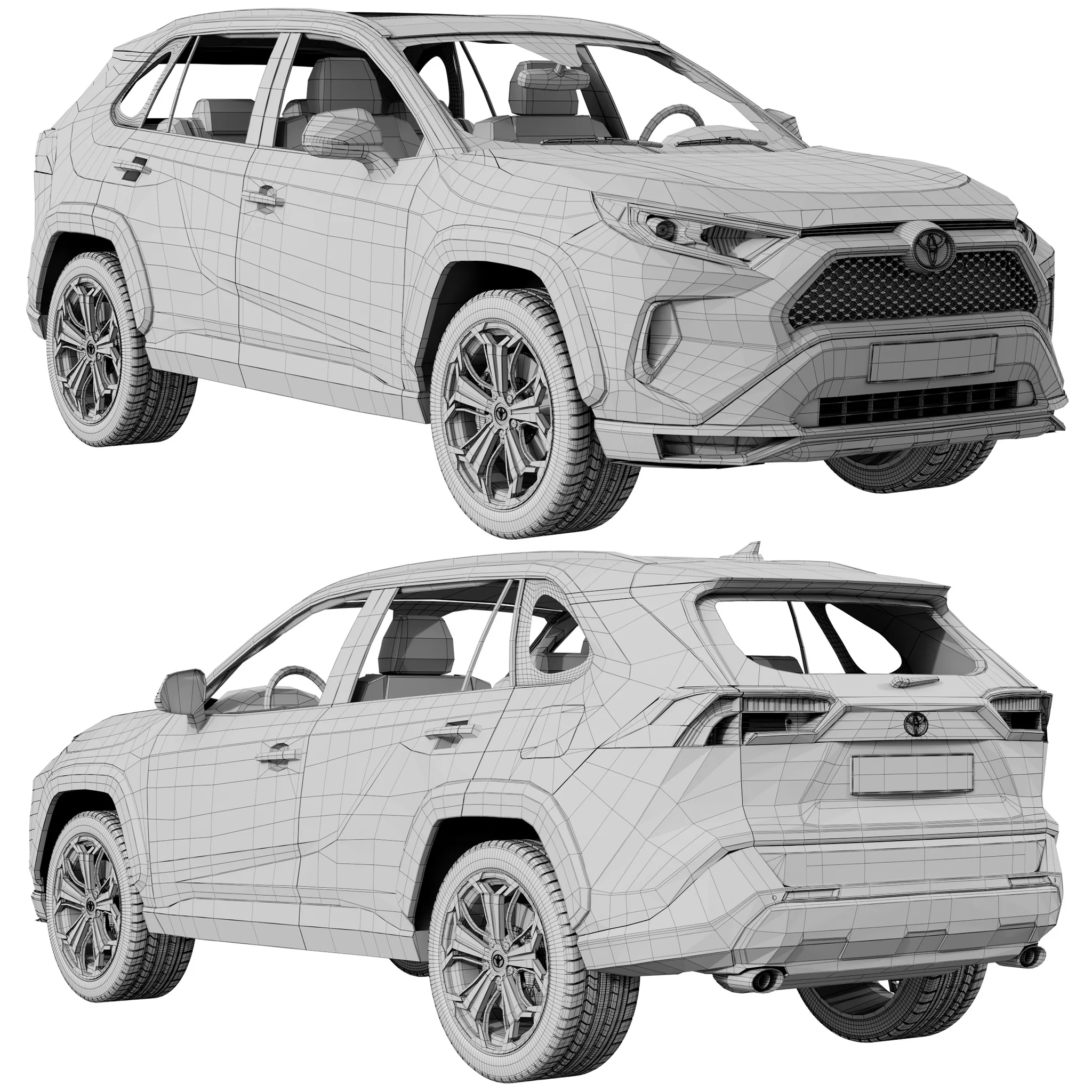 Toyota RAV4 Prime, 3D model preview 18