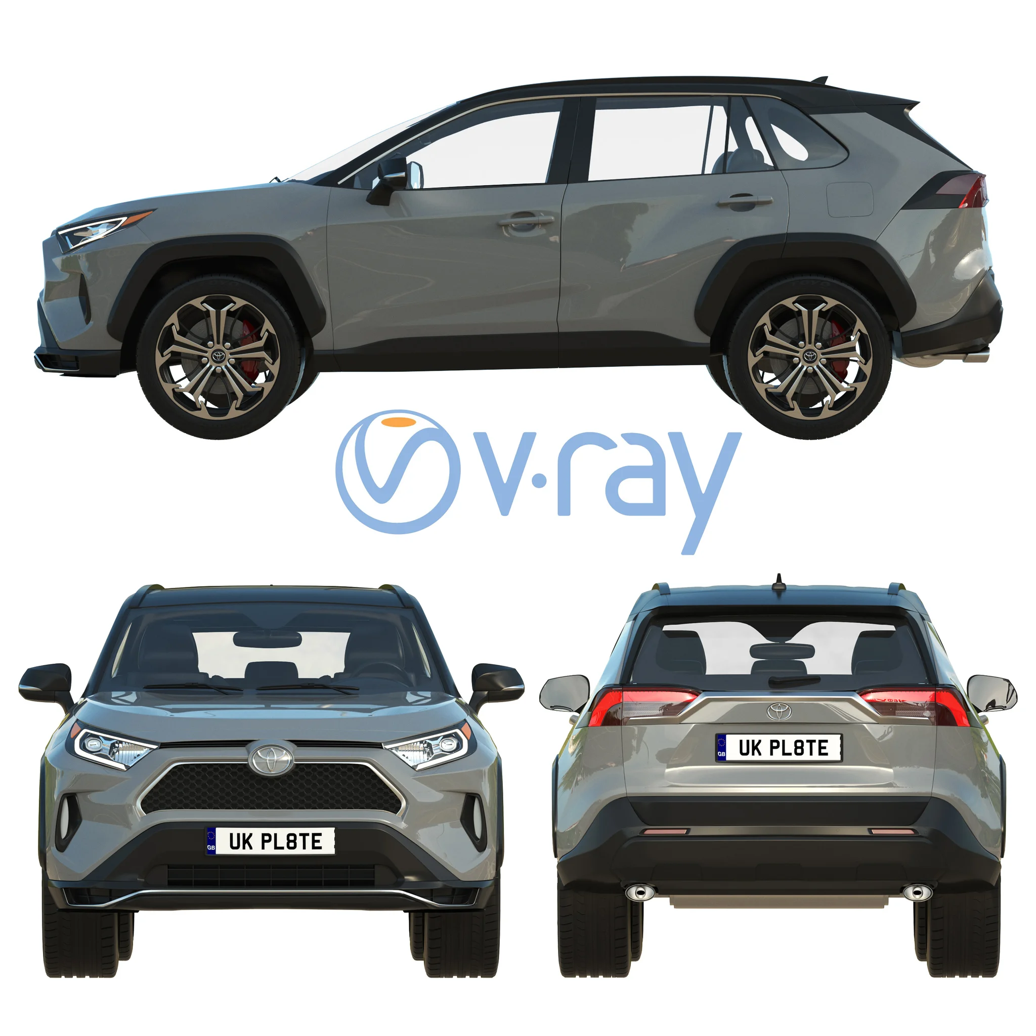 Toyota RAV4 Prime, 3D model preview 29
