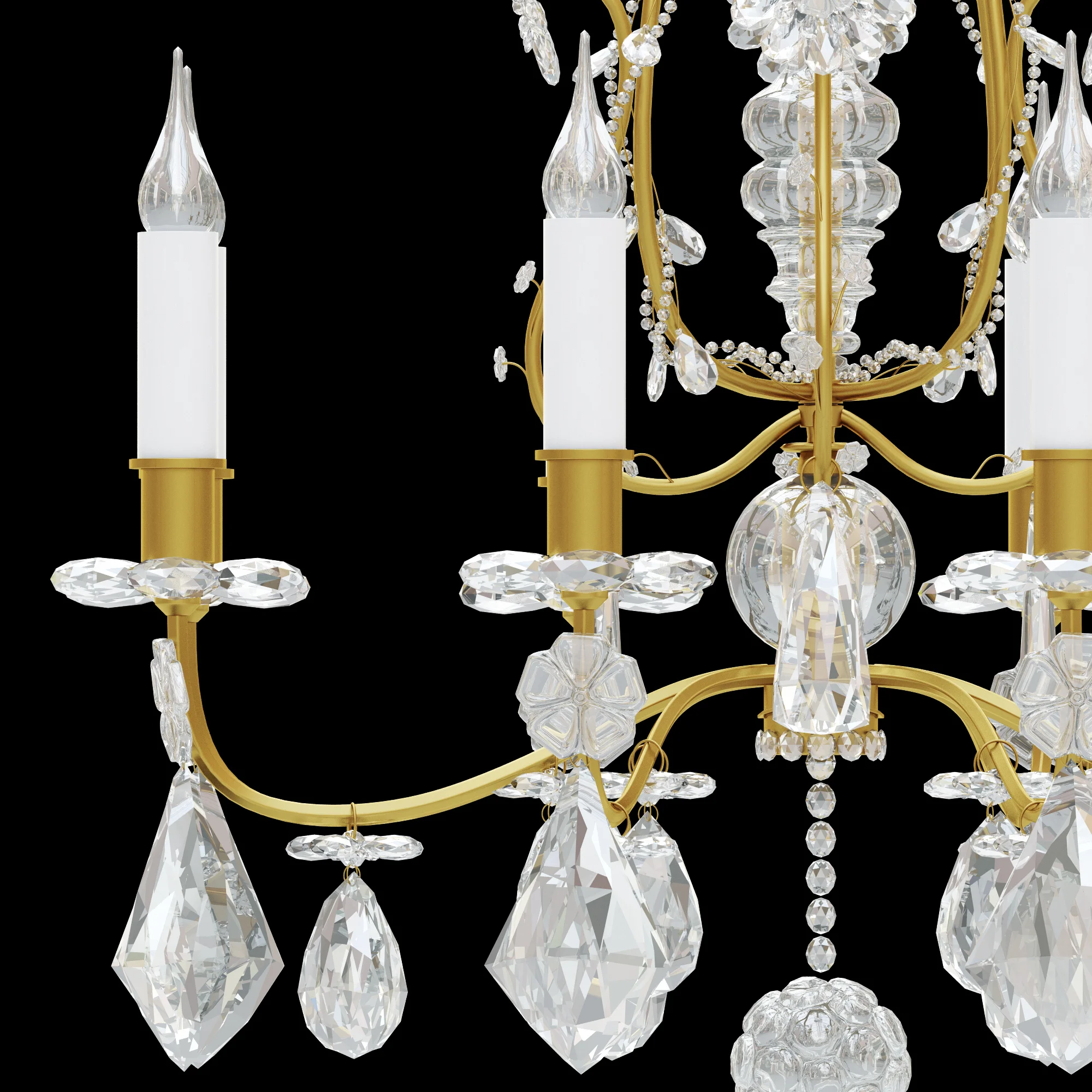 Chandelier LX 116 — 3D model preview 3