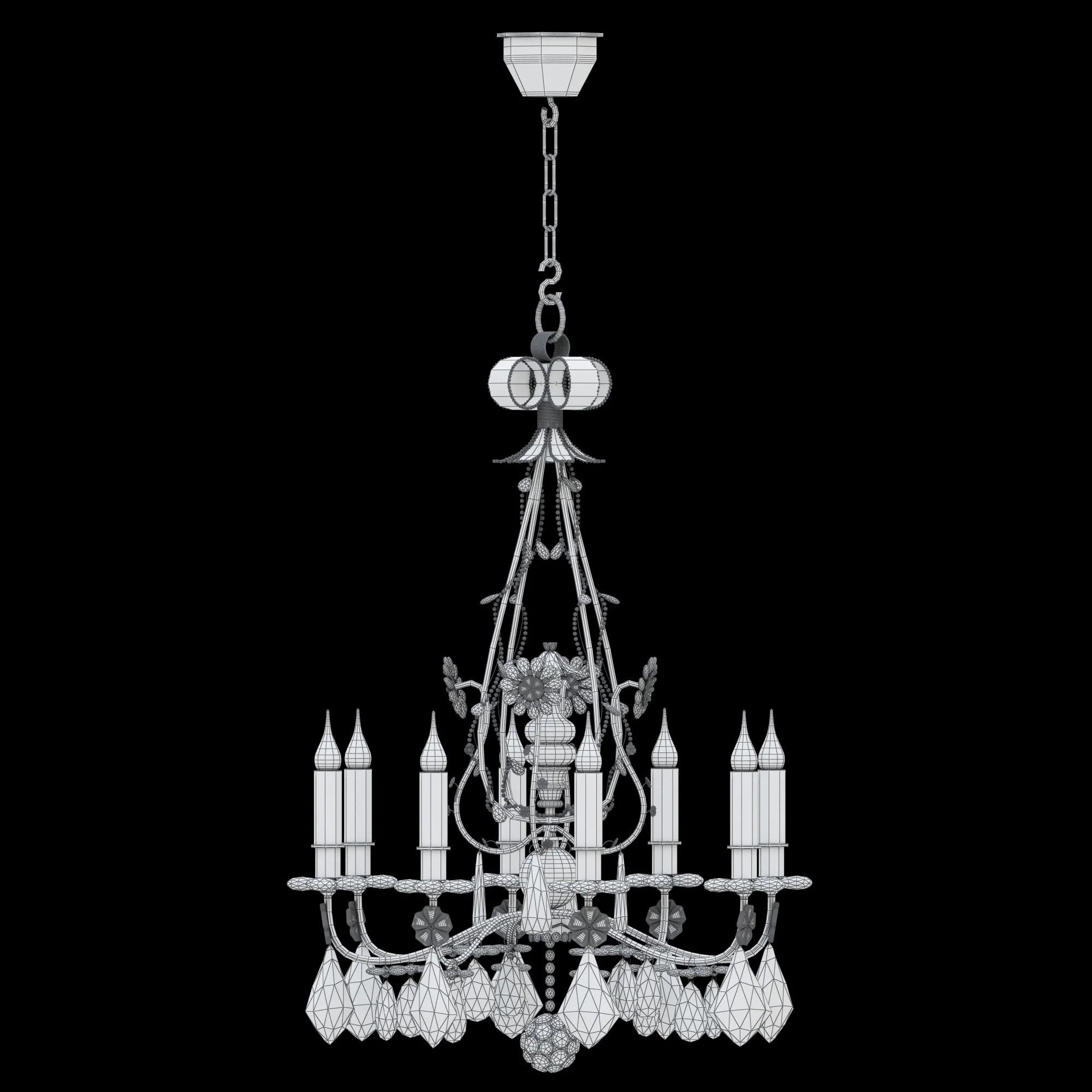 Chandelier LX 116 — 3D model preview 6
