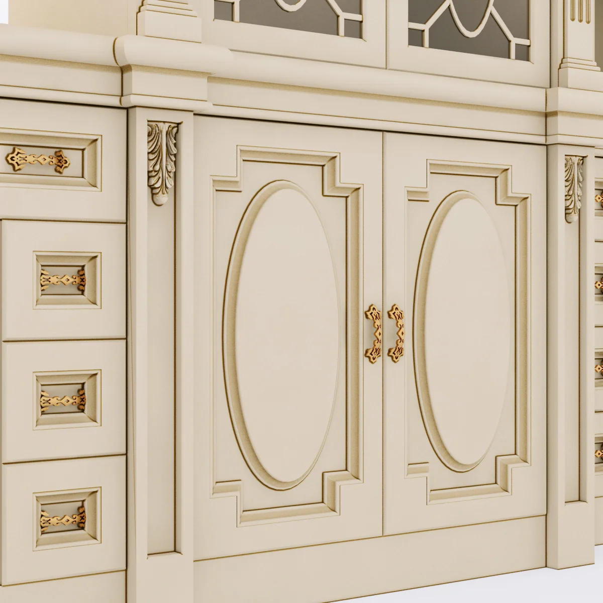 TV Wall2 — 3D model preview 2