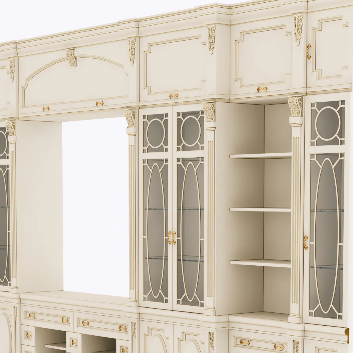 TV Wall2 — 3D model preview 6