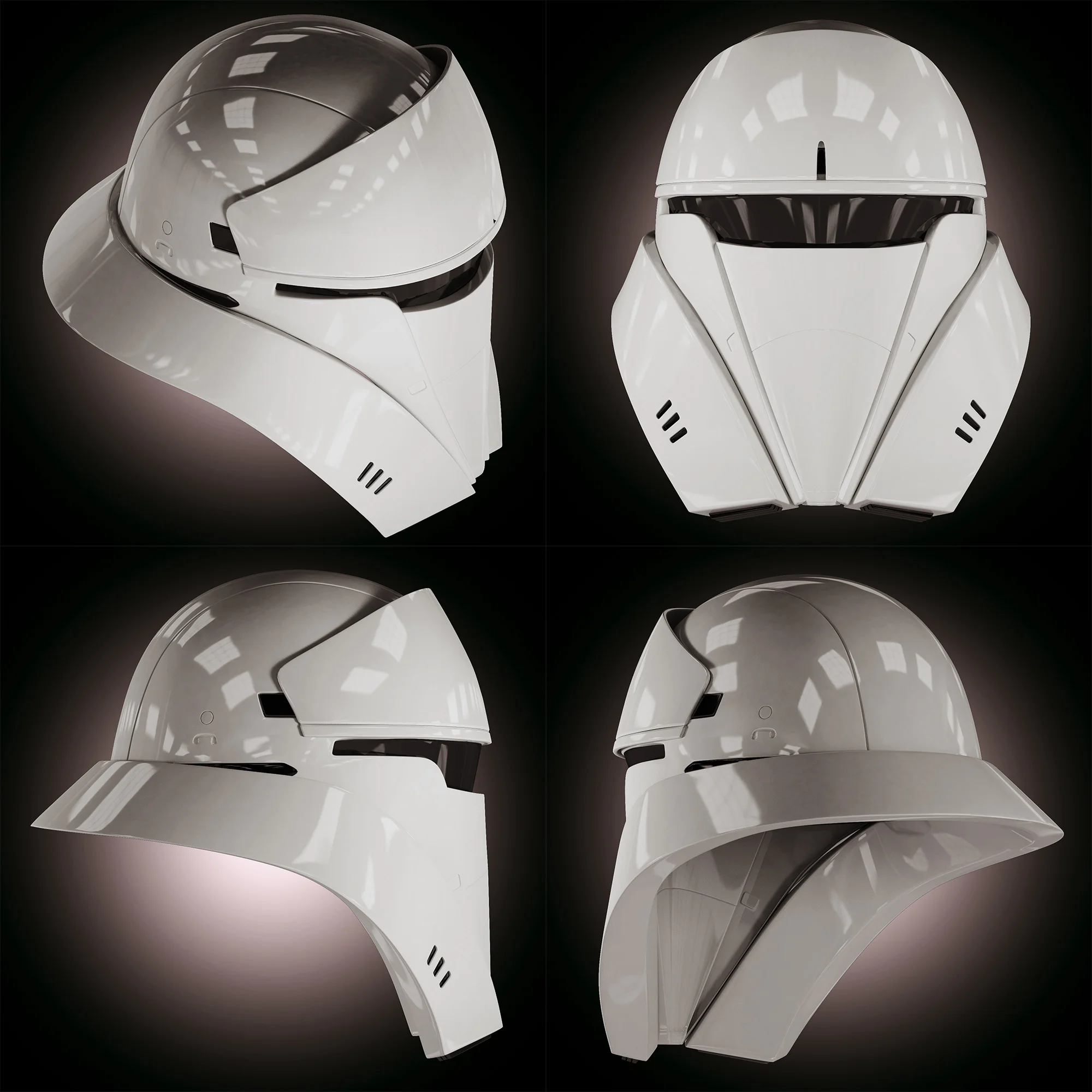 Tank Trooper Helmet — 3D model preview 6