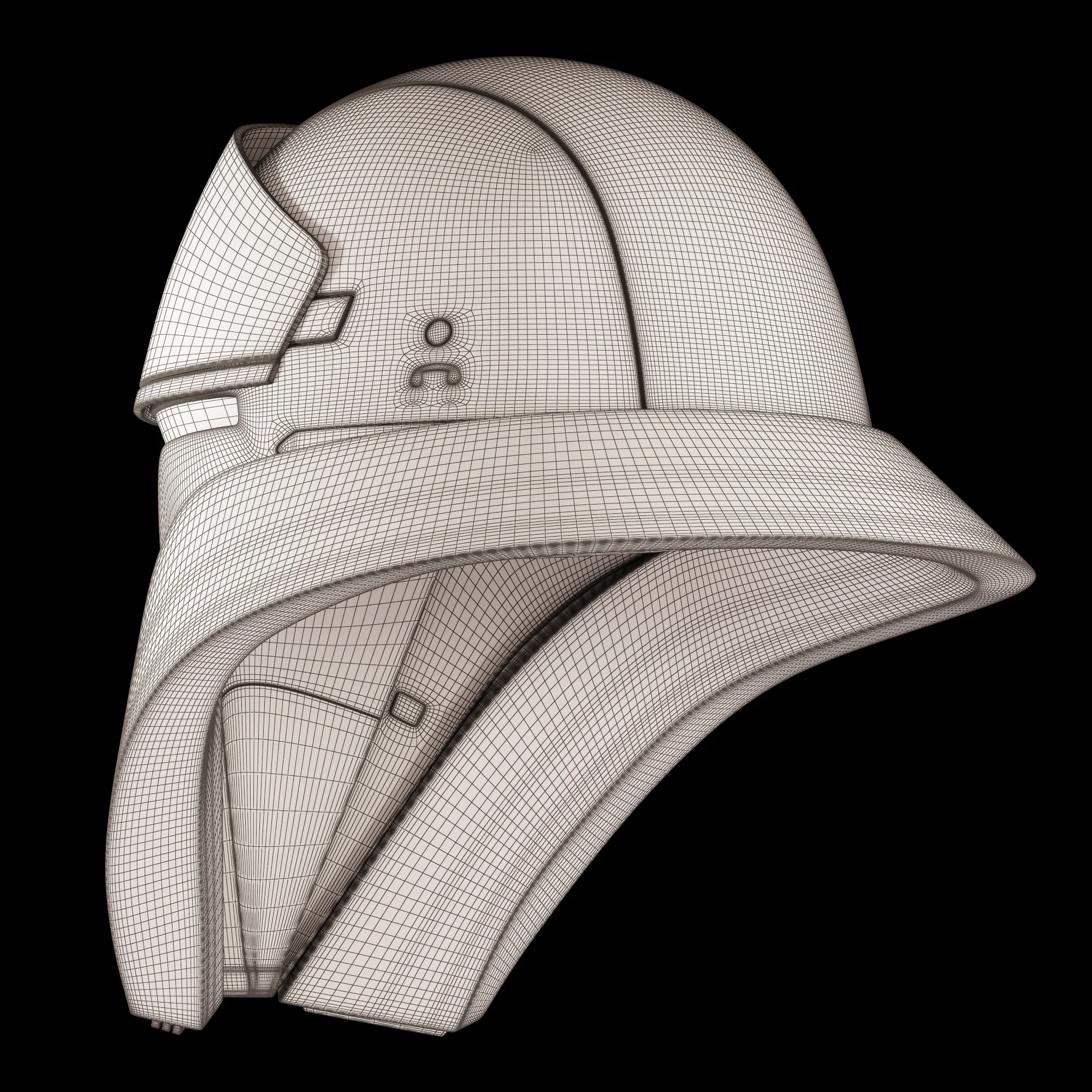 Tank Trooper Helmet — 3D model preview 8