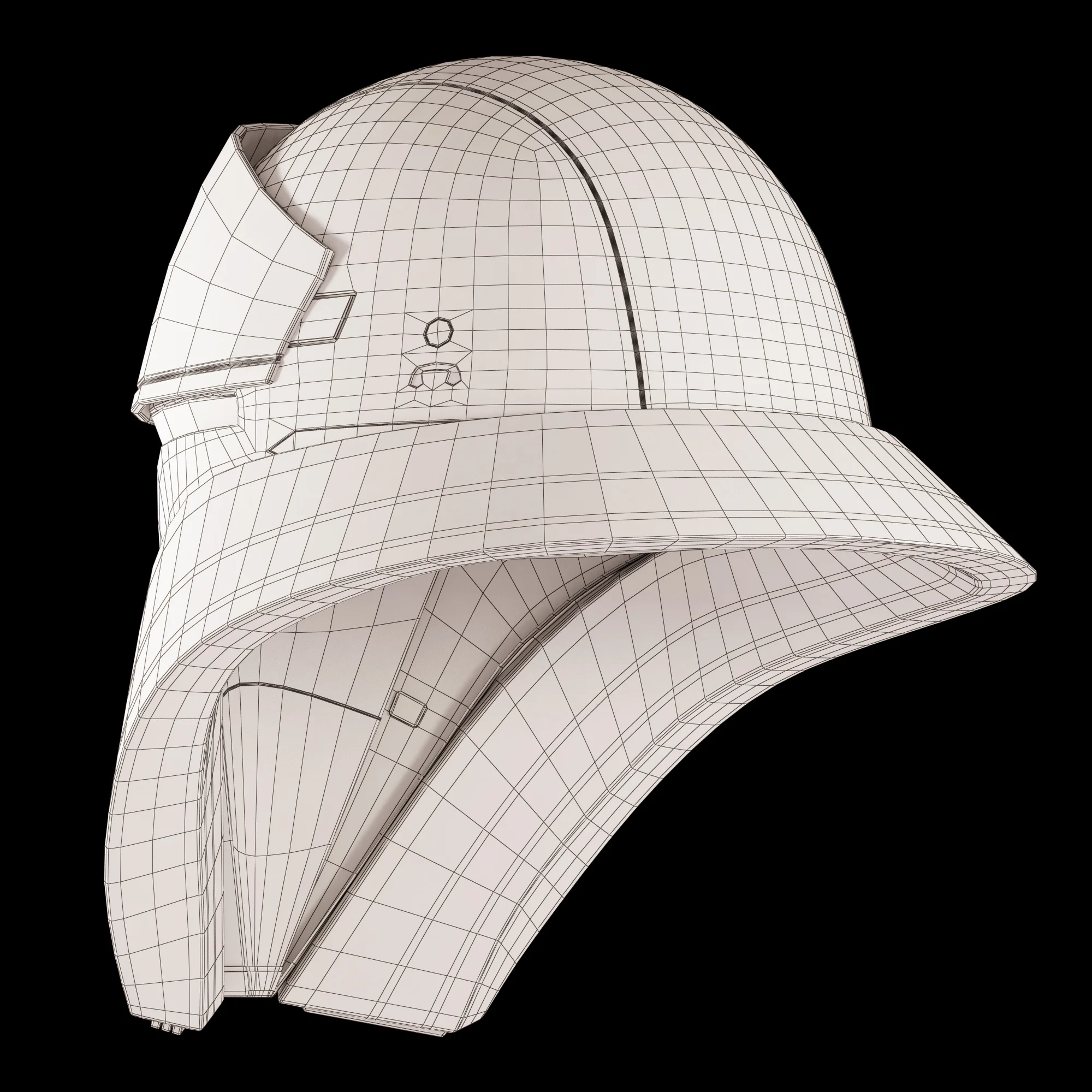 Tank Trooper Helmet — 3D model preview 9