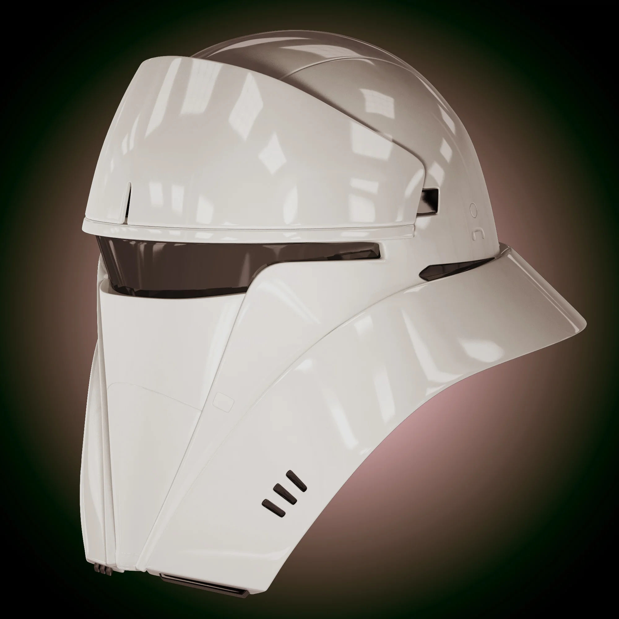 Tank Trooper Helmet — 3D model preview 10