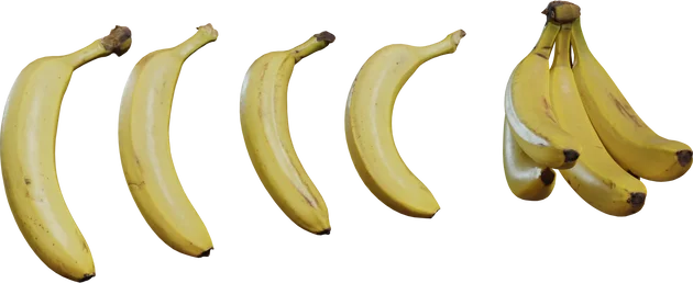 Realistic Banana Collection with 4K Textures — 3D model preview 5