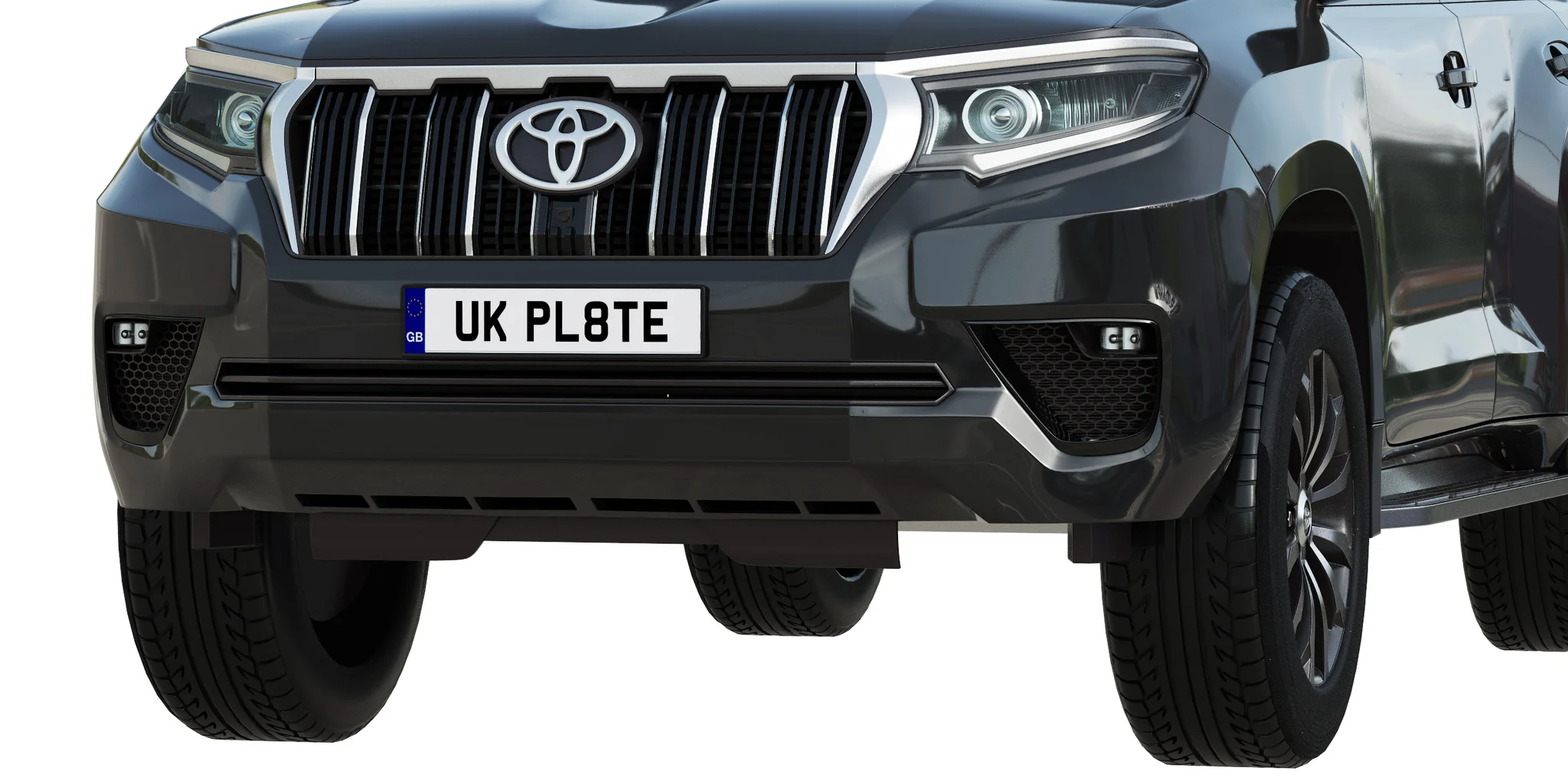 Toyota Land Cruiser Prado, 3D model preview 4