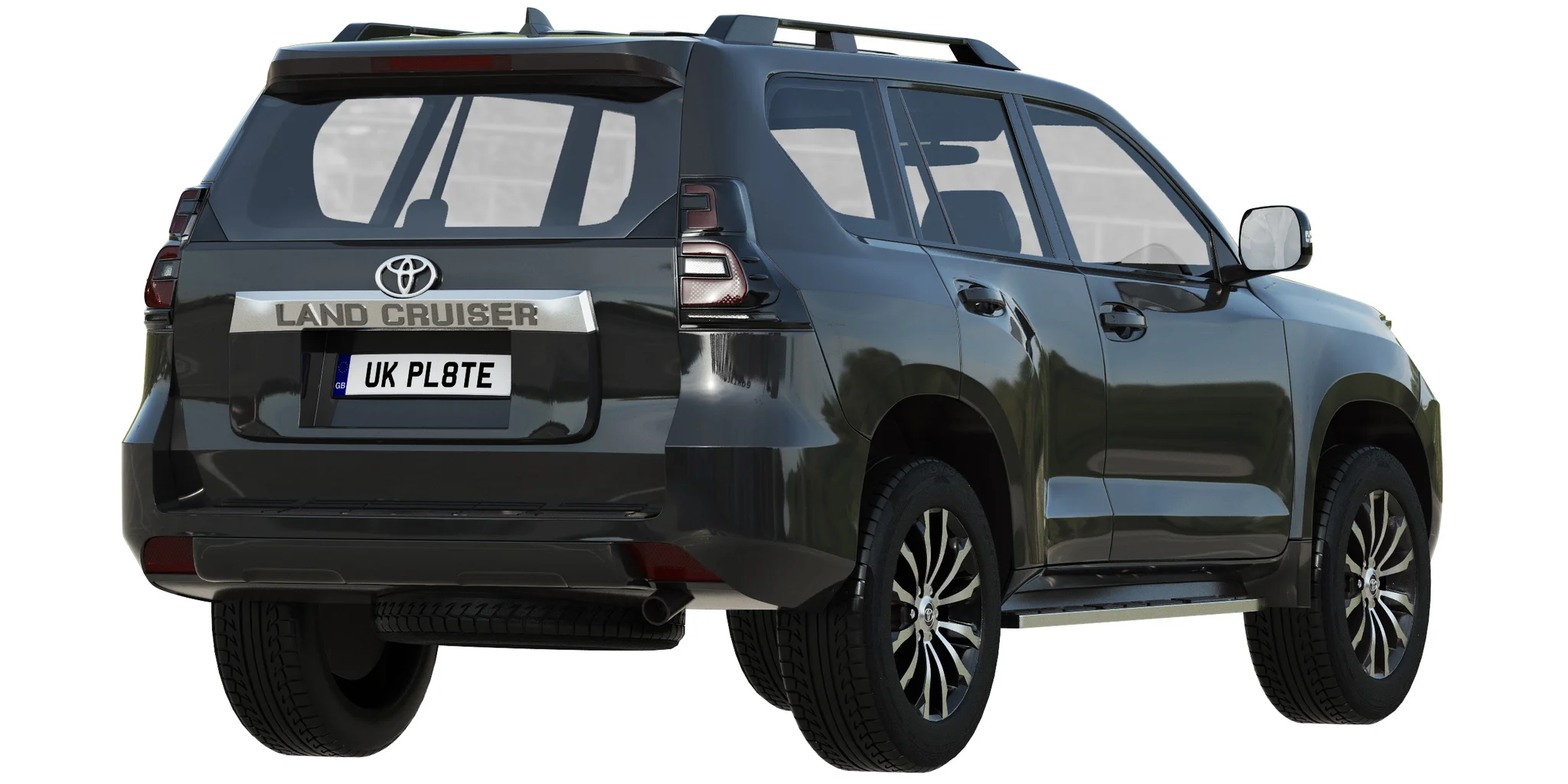 Toyota Land Cruiser Prado, 3D model preview 9