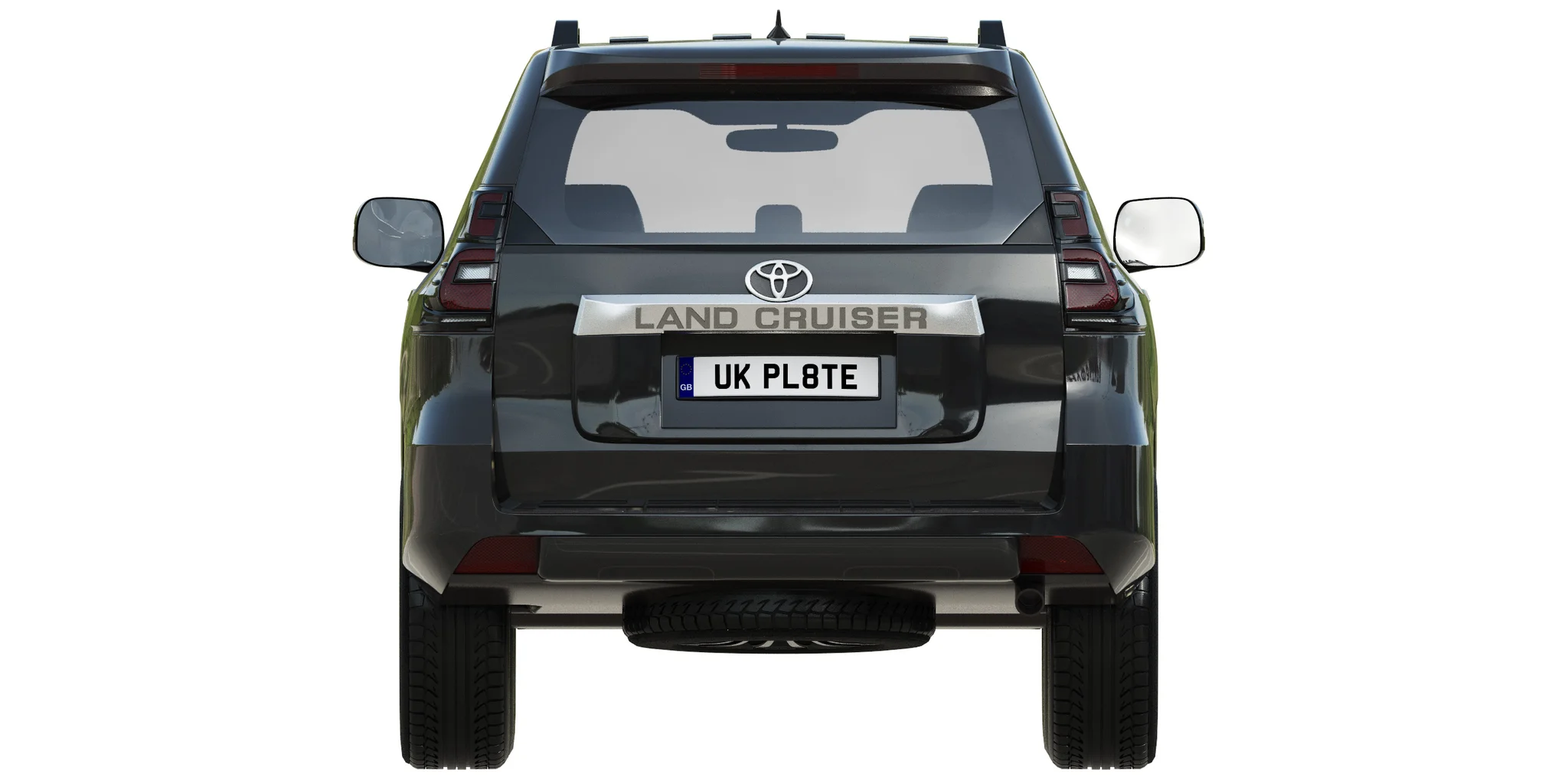 Toyota Land Cruiser Prado, 3D model preview 11
