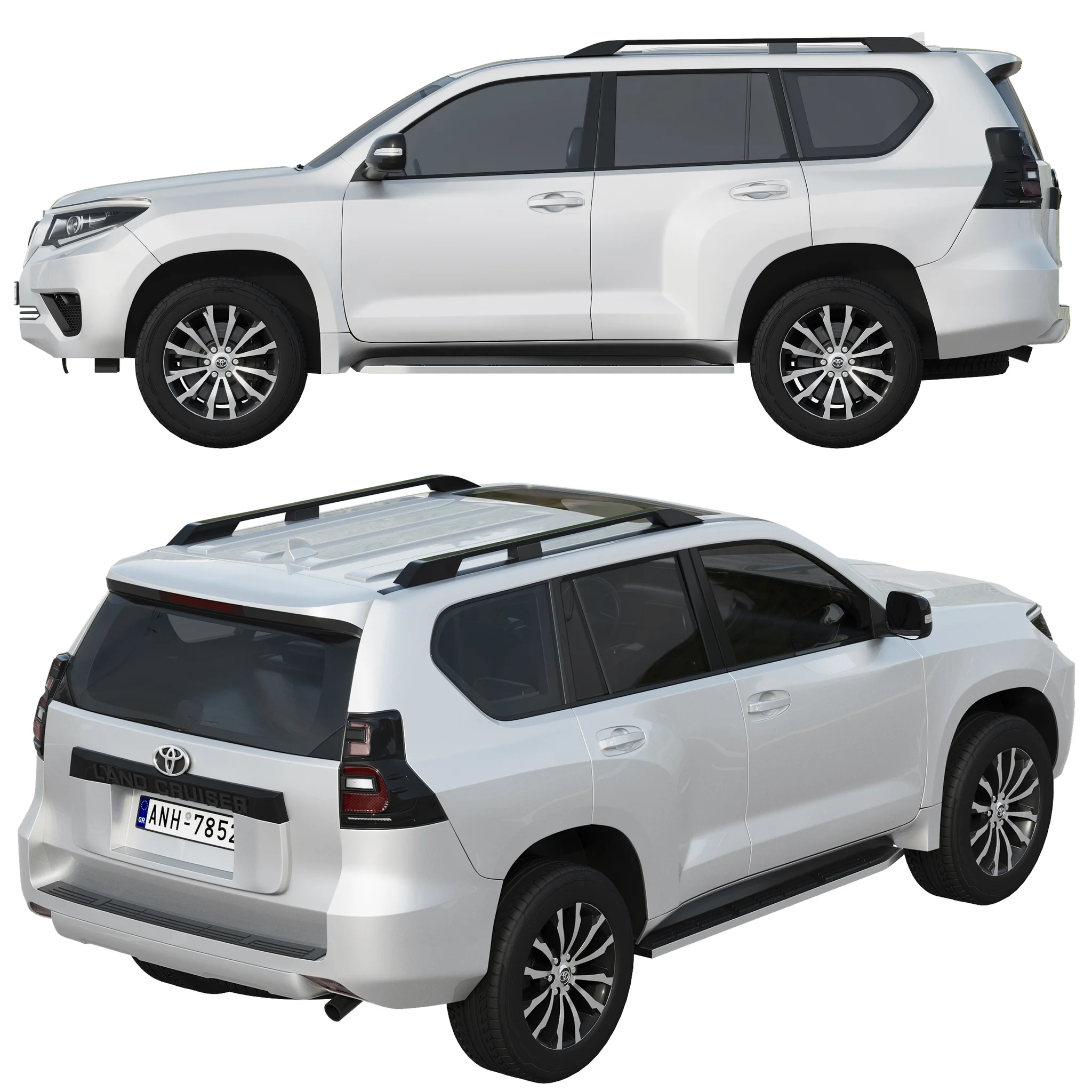 Toyota Land Cruiser Prado, 3D model preview 28