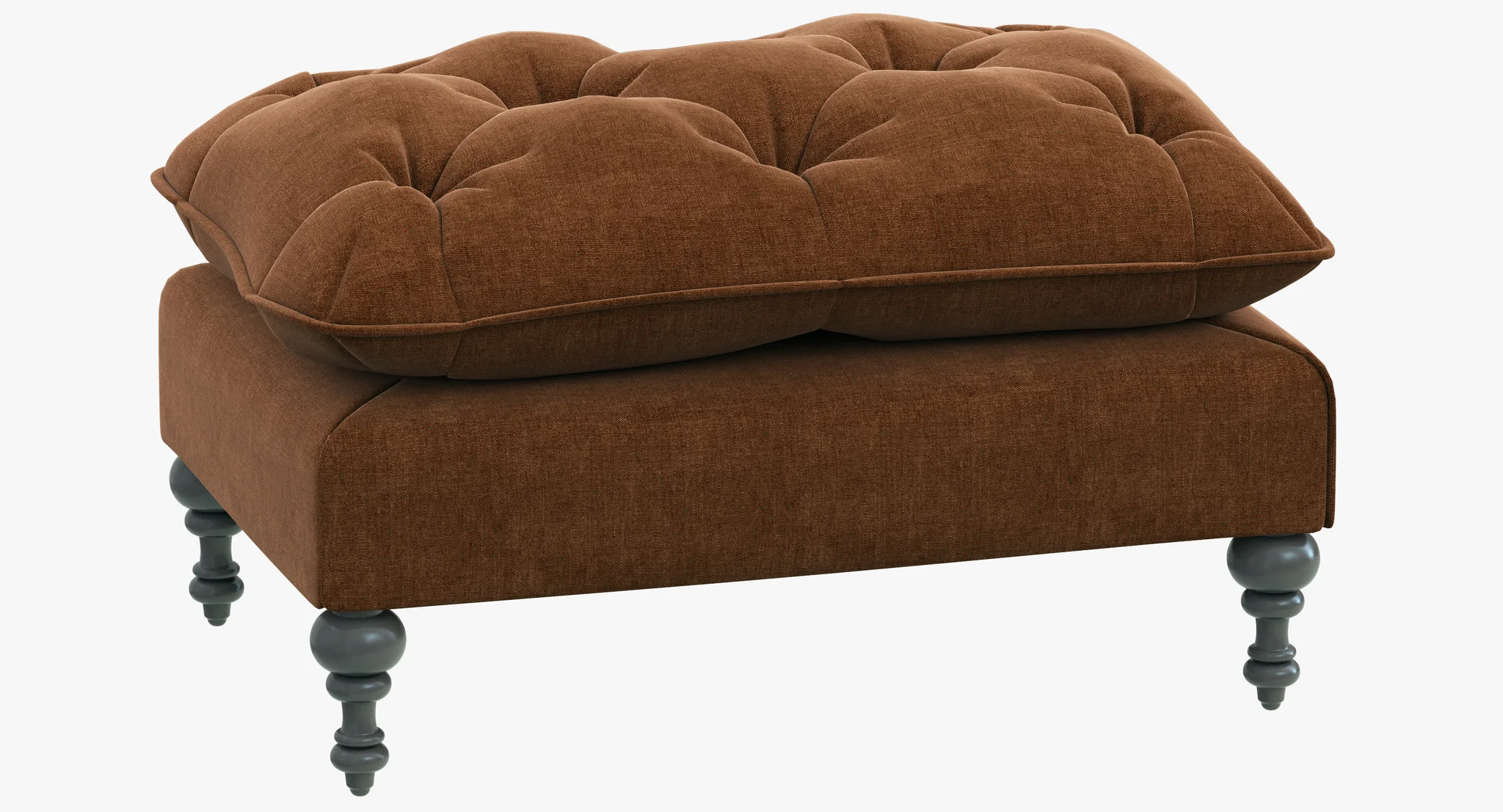 HPDECOR Decorista Choco Ottoman — 3D model preview 7