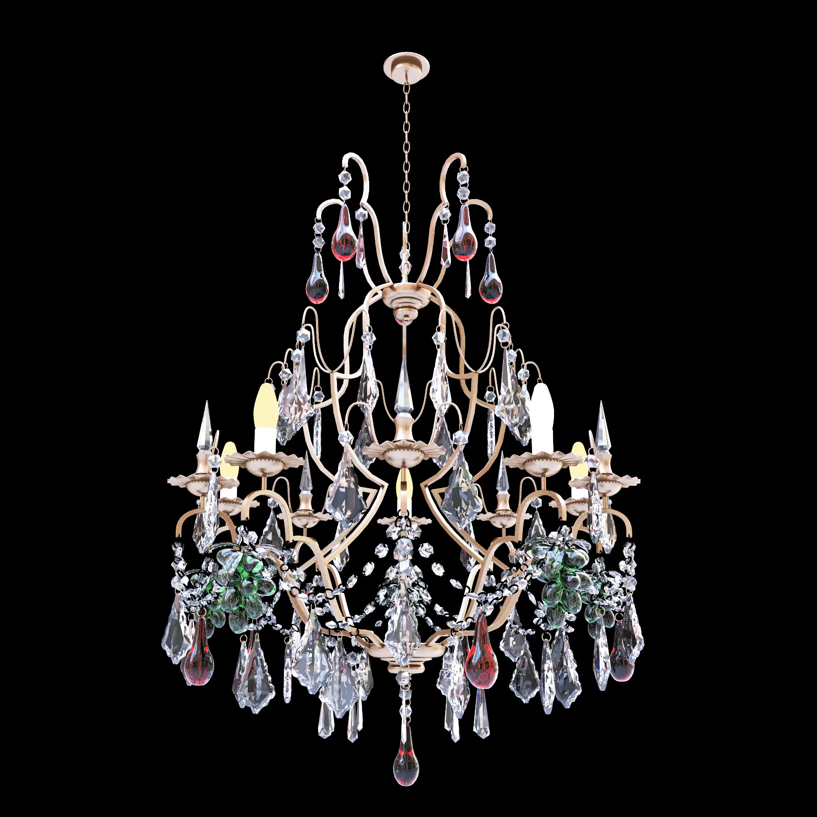 Classic Chandelier2 — 3D model preview 1